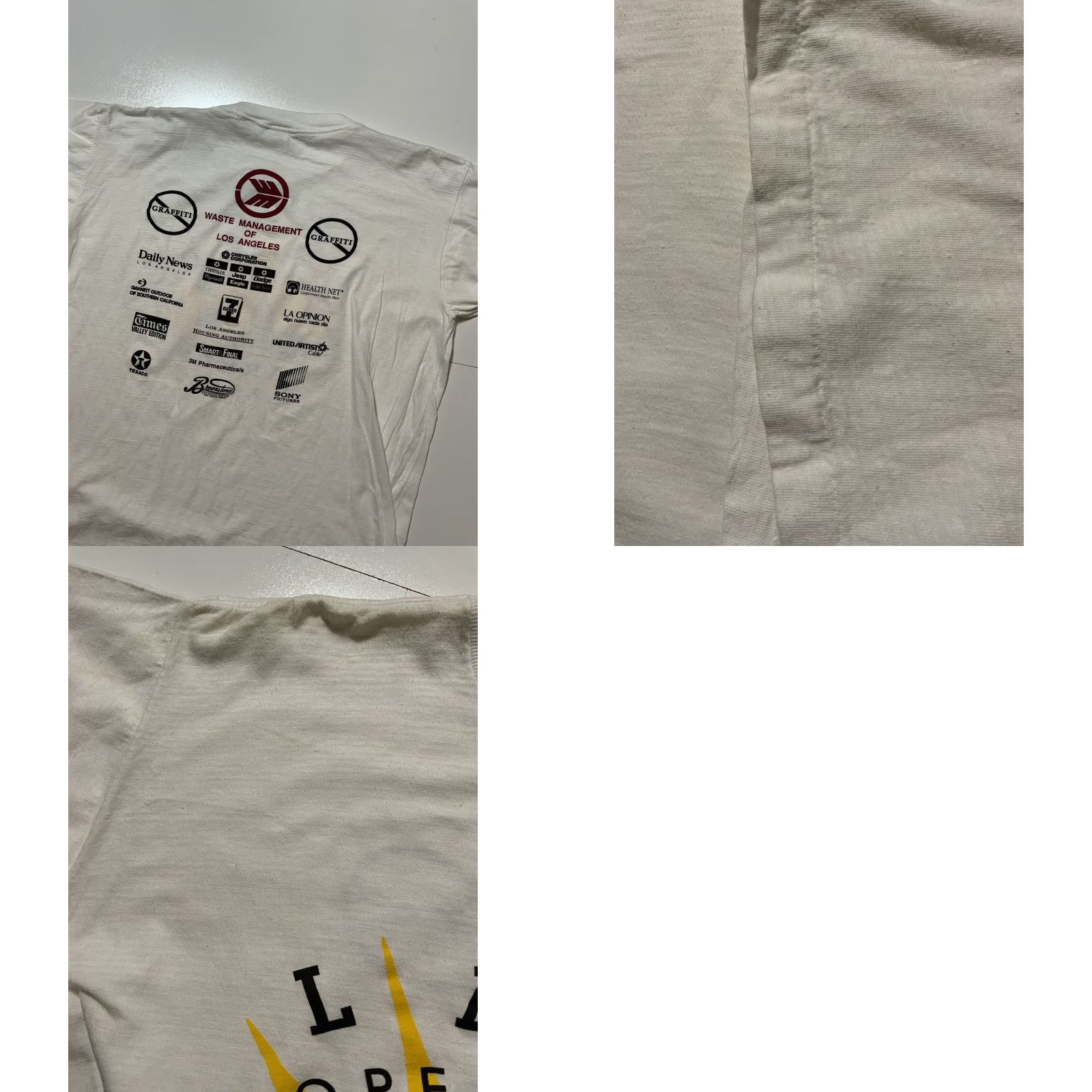 Vintage VINTAGE 1994 LAPD Operation Sparkle T-Shirt XL White Single Stitch Short Sleeve Mens Women? Size US XL / EU 56 / 4 - 8 Thumbnail
