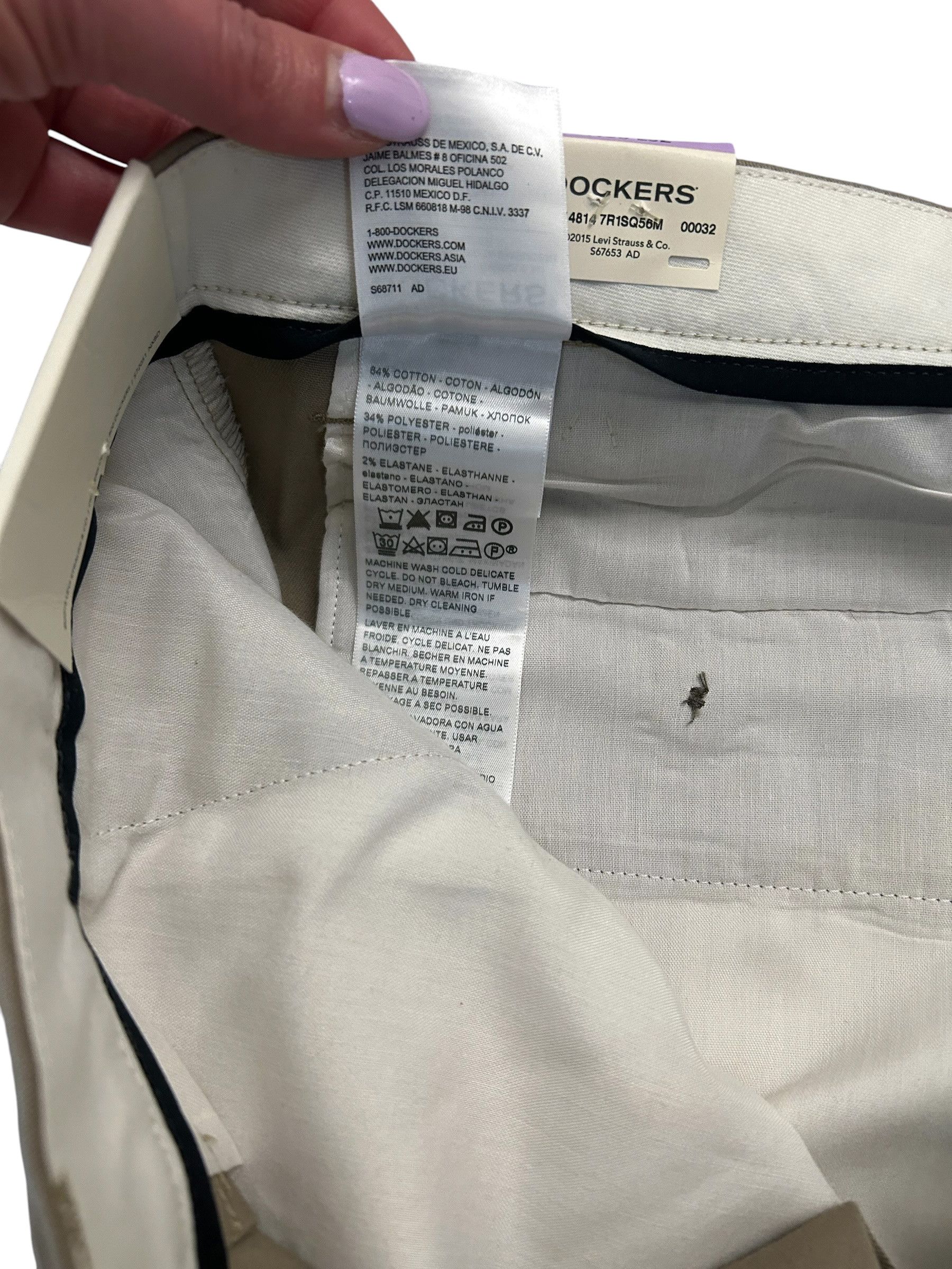 Dockers Dockers Size 38x32 Classic Fit Pleated Front Pants Beige Size US 38 / EU 54 - 5 Thumbnail