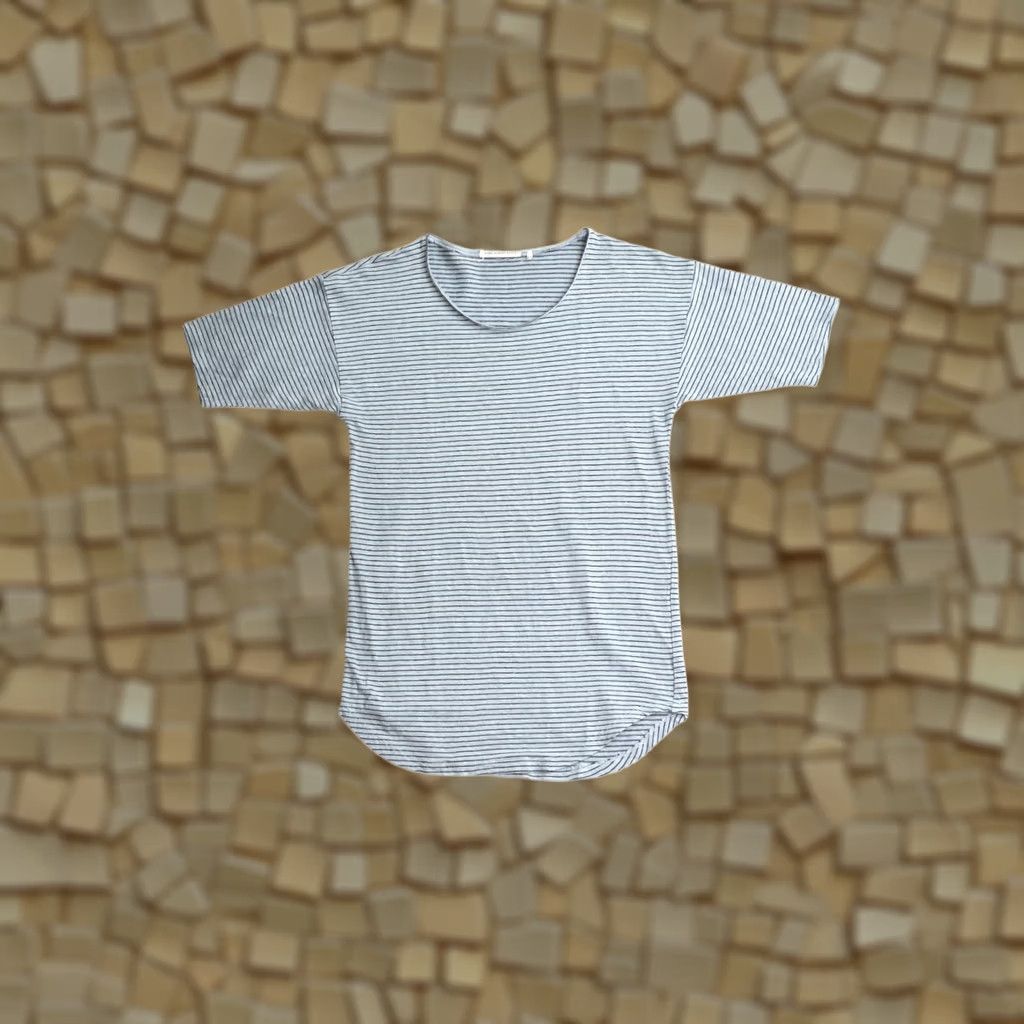 Isabel Marant Isabel Marant Blue Striped Linen T-Shirt Tee Top №1501, Size S, Women, Linen, Striped, 100% Linen, Made in Tunisia Size S / US 4 / IT 40 - 1 Thumbnail