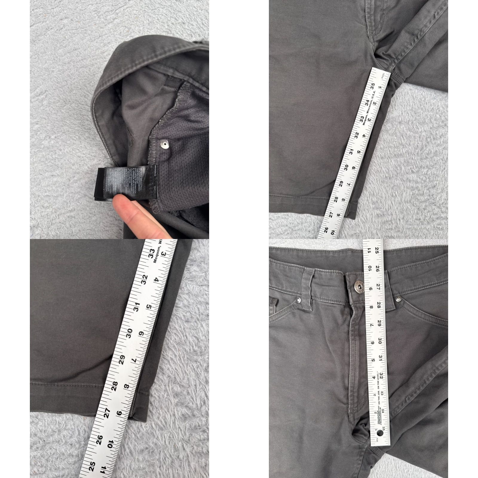 The North Face VINTAGE The North Face Short Men 30 Gray Chino Cotton Blend Hiking Camping 34x10 Size US 30 / EU 46 - 8 Thumbnail