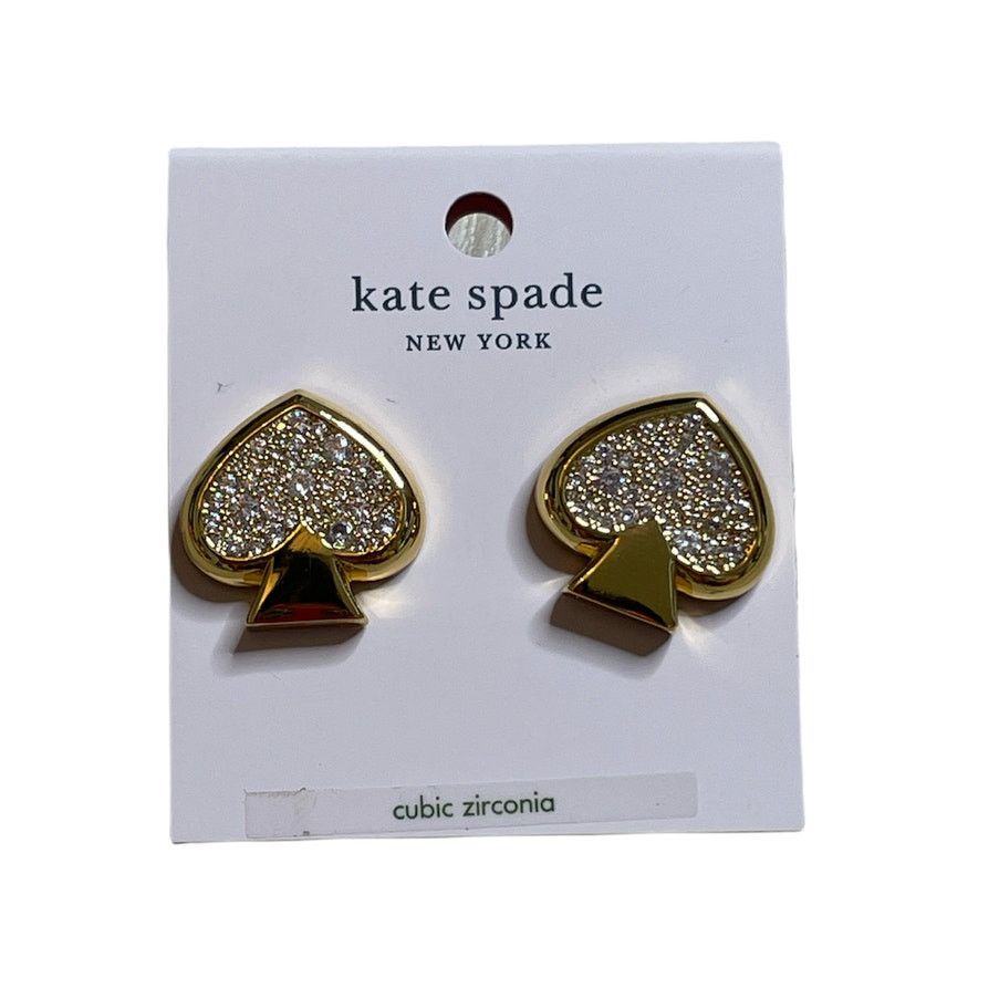 Kate Spade Kate spade Everyday Big Spade Cubic ZirconiaEarrings Size ONE SIZE - 1 Thumbnail