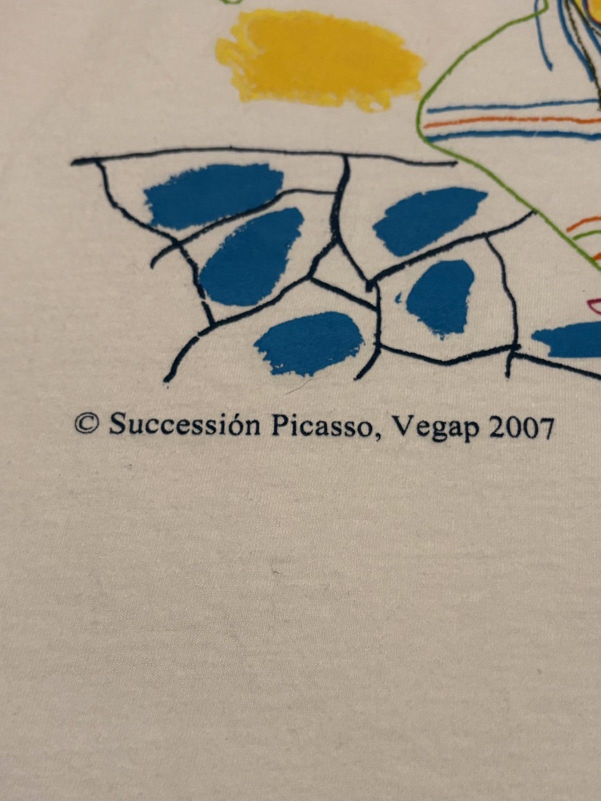 Vintage Rare 2007 Vintage Pablo Picasso Art Tee Size US M / EU 48-50 / 2 - 3 Thumbnail