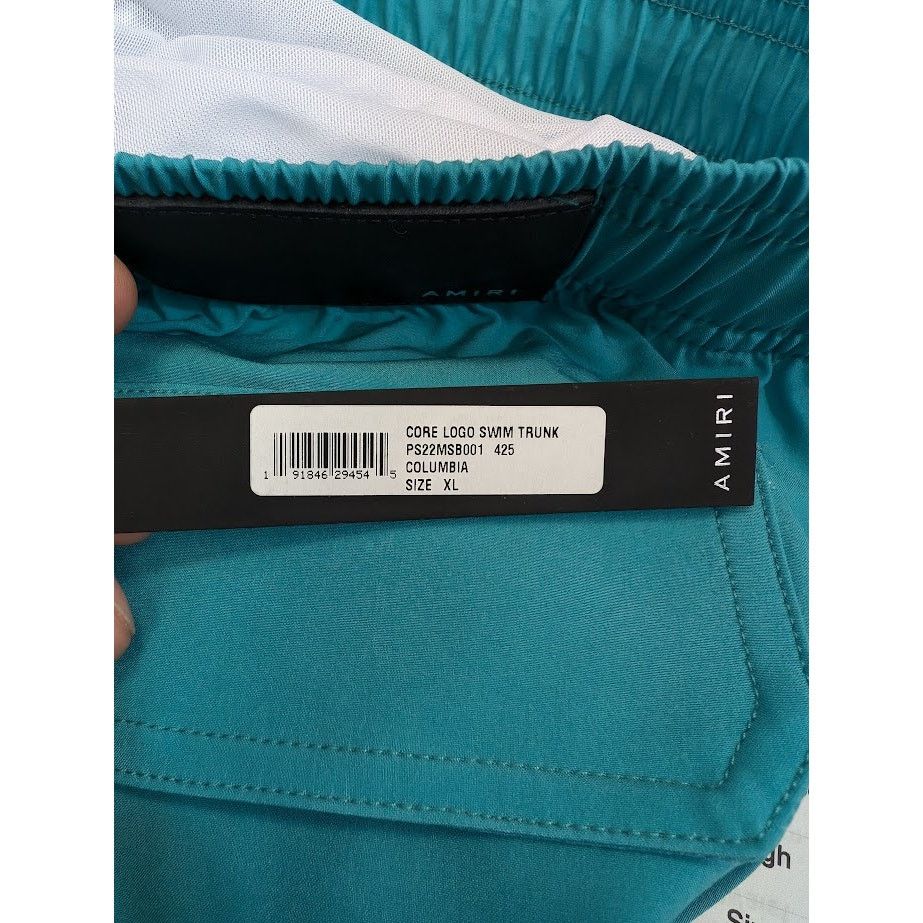 Amiri o1rshd1 Core Logo Swim Trunk Short in Columbia Size US 36 / EU 52 - 16 Thumbnail