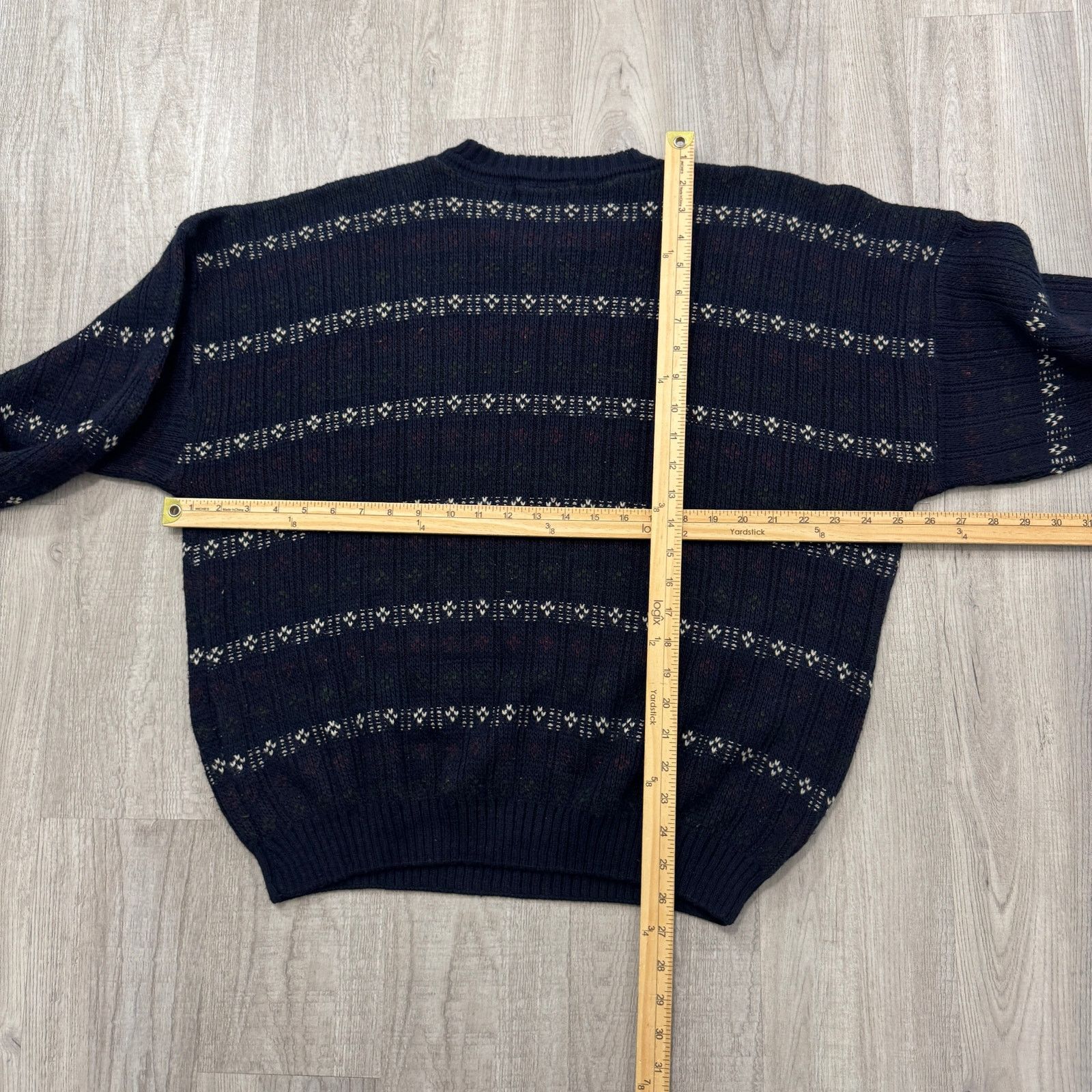 Vintage Vintage David Taylor Sweater Mens Extra Large Geometric 90s Size US XL / EU 56 / 4 - 6 Thumbnail