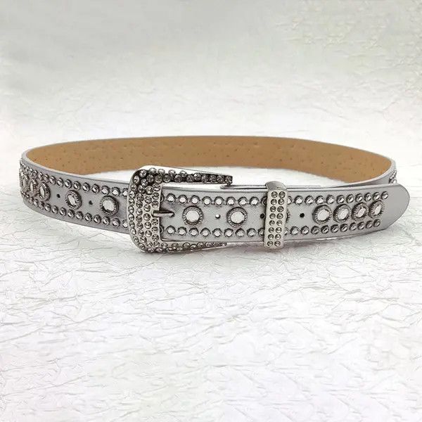Other Rhinestone Studded Belts Set Size ONE SIZE - 6 Thumbnail
