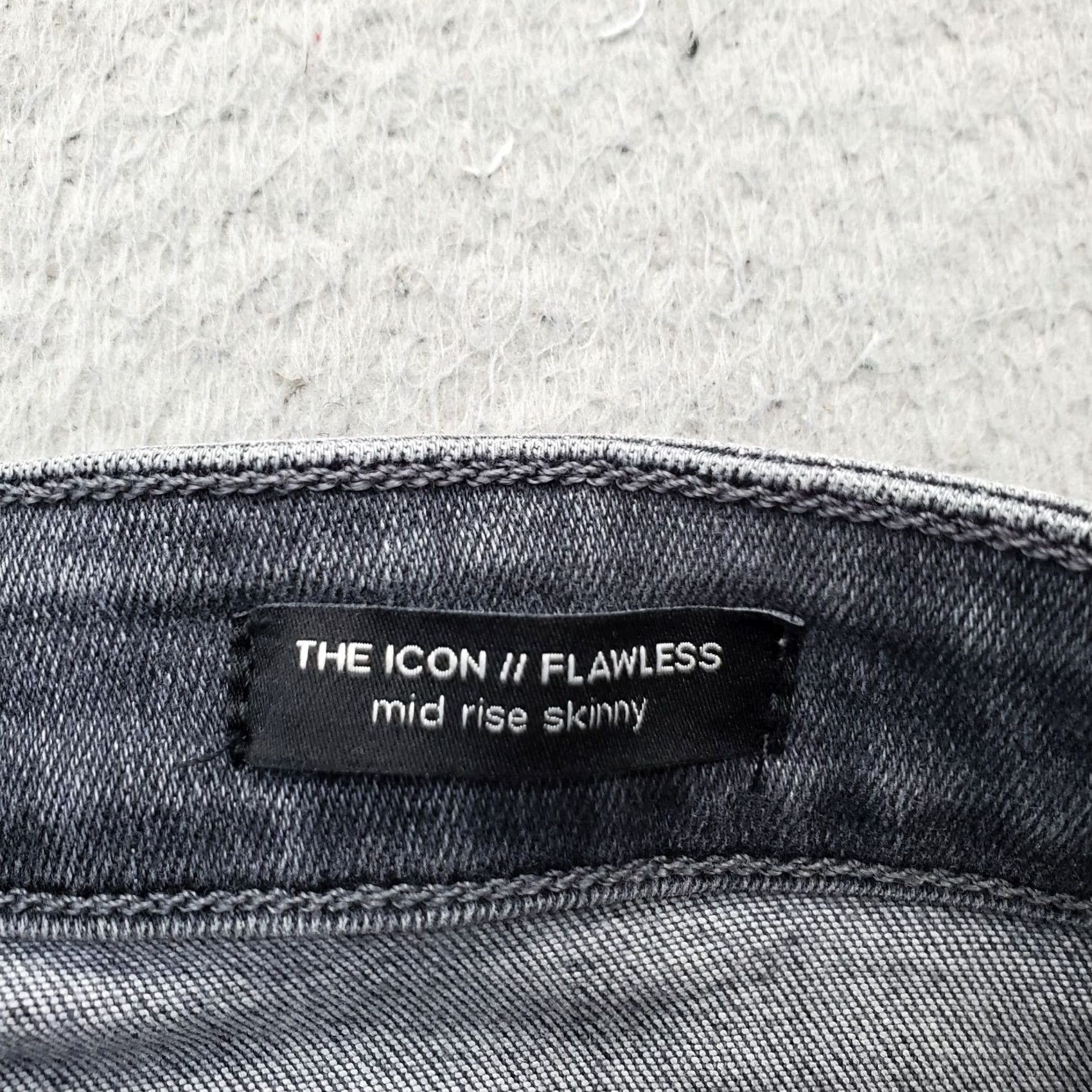 Denime Joe's Skinny Jeans Womens Size 28 Gray Denim Distressed Mid Rise Size 28" / US 6 / IT 42 - 7 Thumbnail