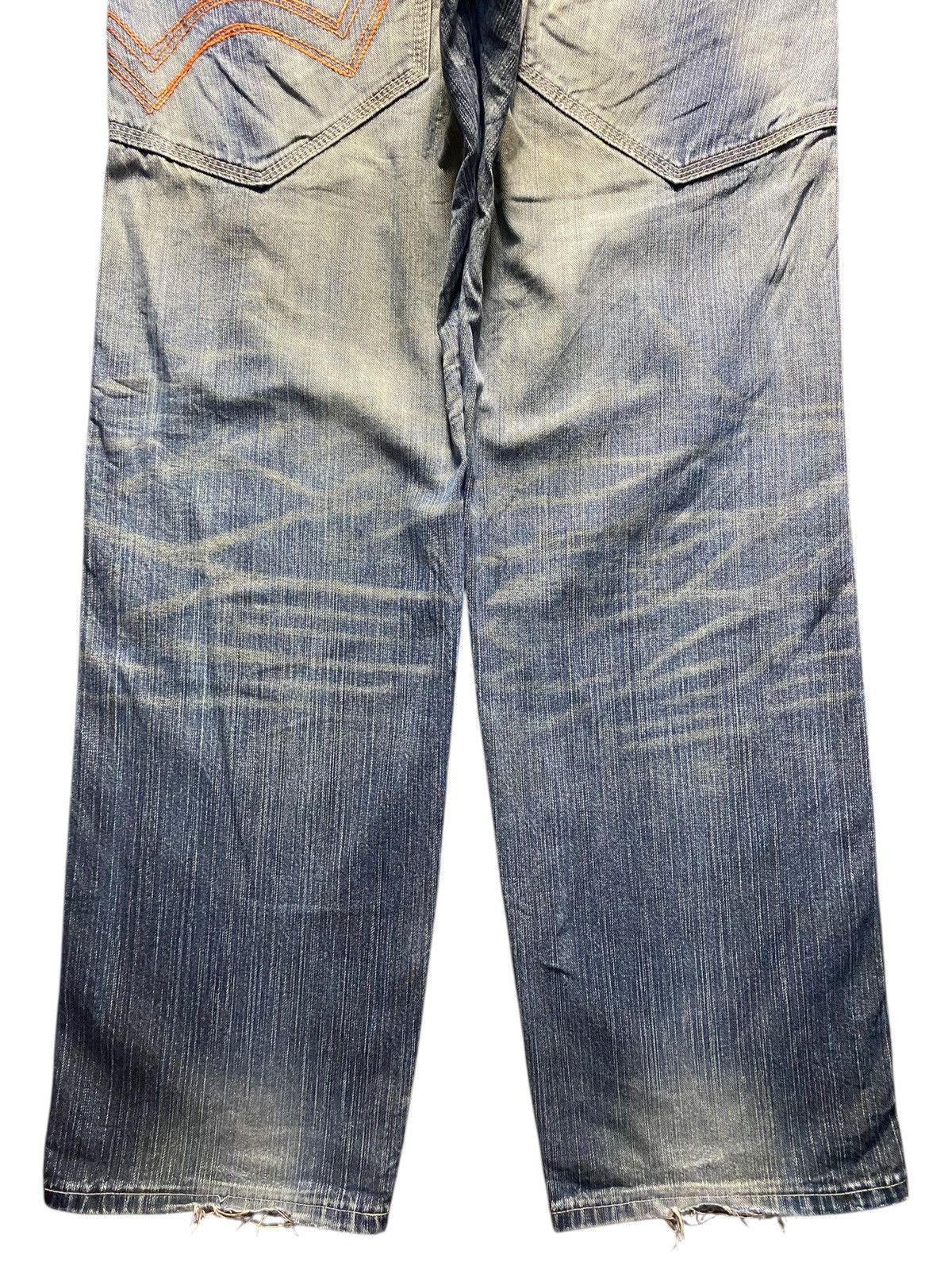 Edwin Vintage Edwin XV Embroidery Logo Distressed Jeans Size US 32 / EU 48 - 6 Thumbnail