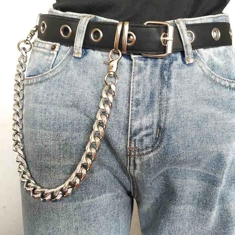 Jewelry × Vintage Trousers Key Chains Trendy Metal Punk Wallet Belt Keychain Size ONE SIZE - 5 Thumbnail