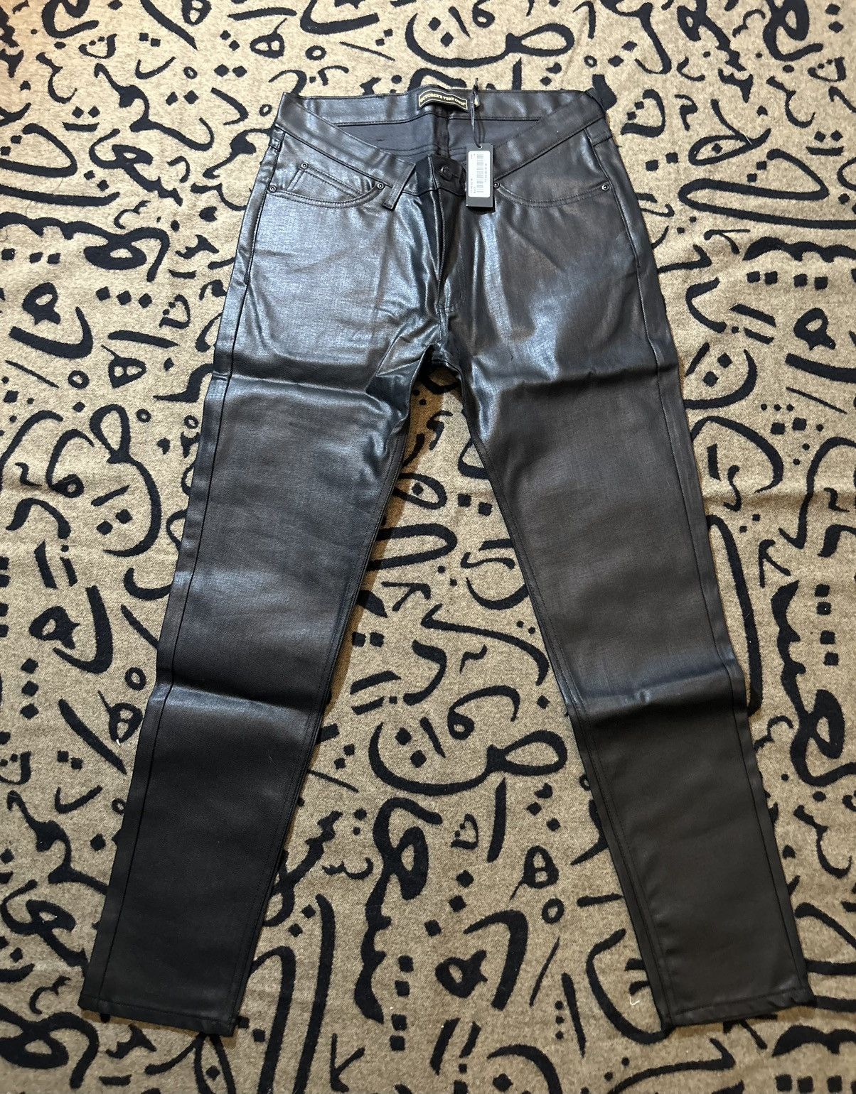October's Very Own 2019 OVO Black Wax Denim Size US 34 / EU 50 - 1 Thumbnail
