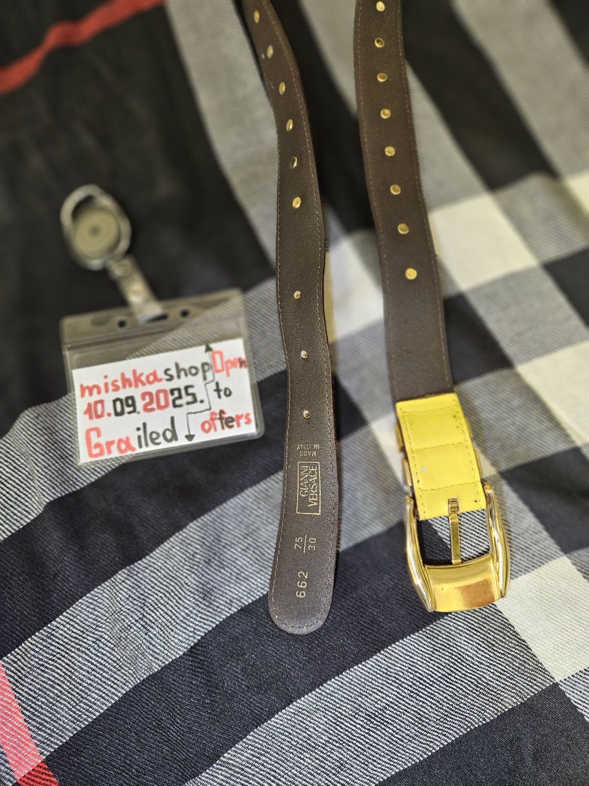 Versace Rare collection Gianni Versace belt gold Medusa 80s Size ONE SIZE - 11 Thumbnail