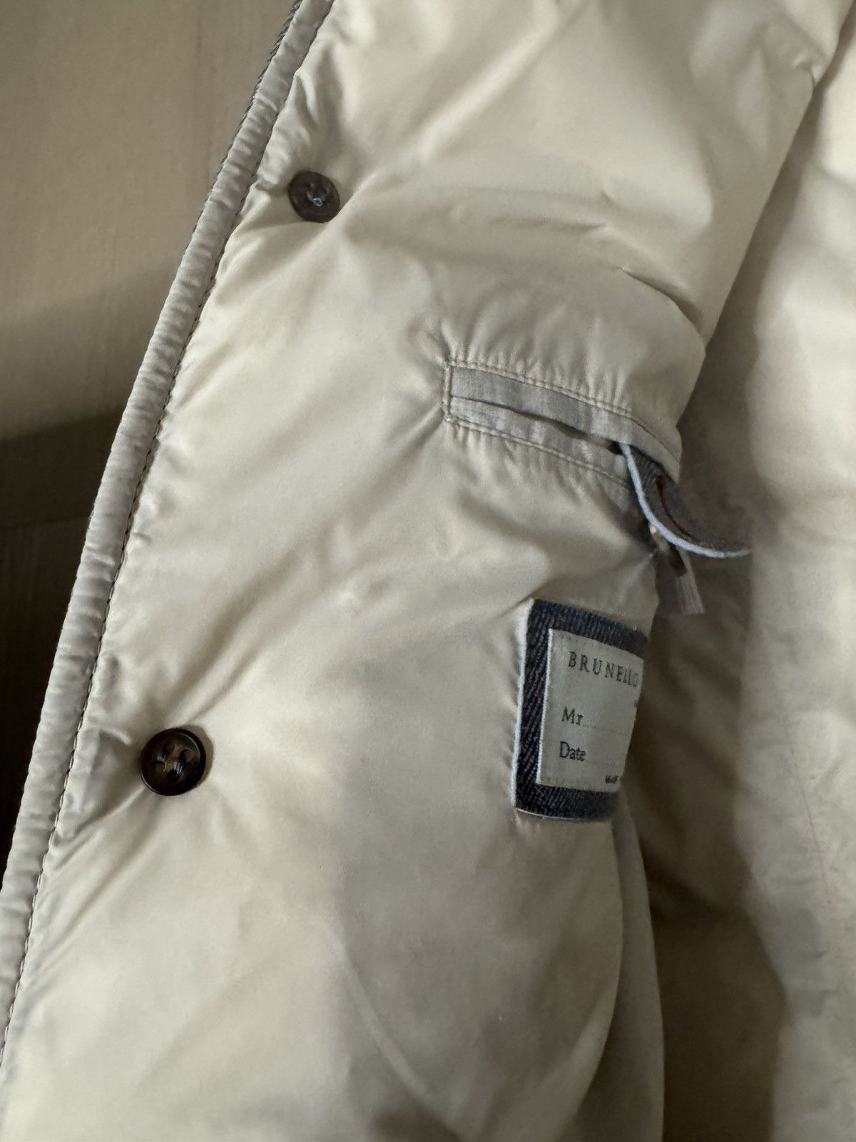 Brunello Cucinelli Suede puffer vest size medium Size US M / EU 48-50 / 2 - 6 Thumbnail