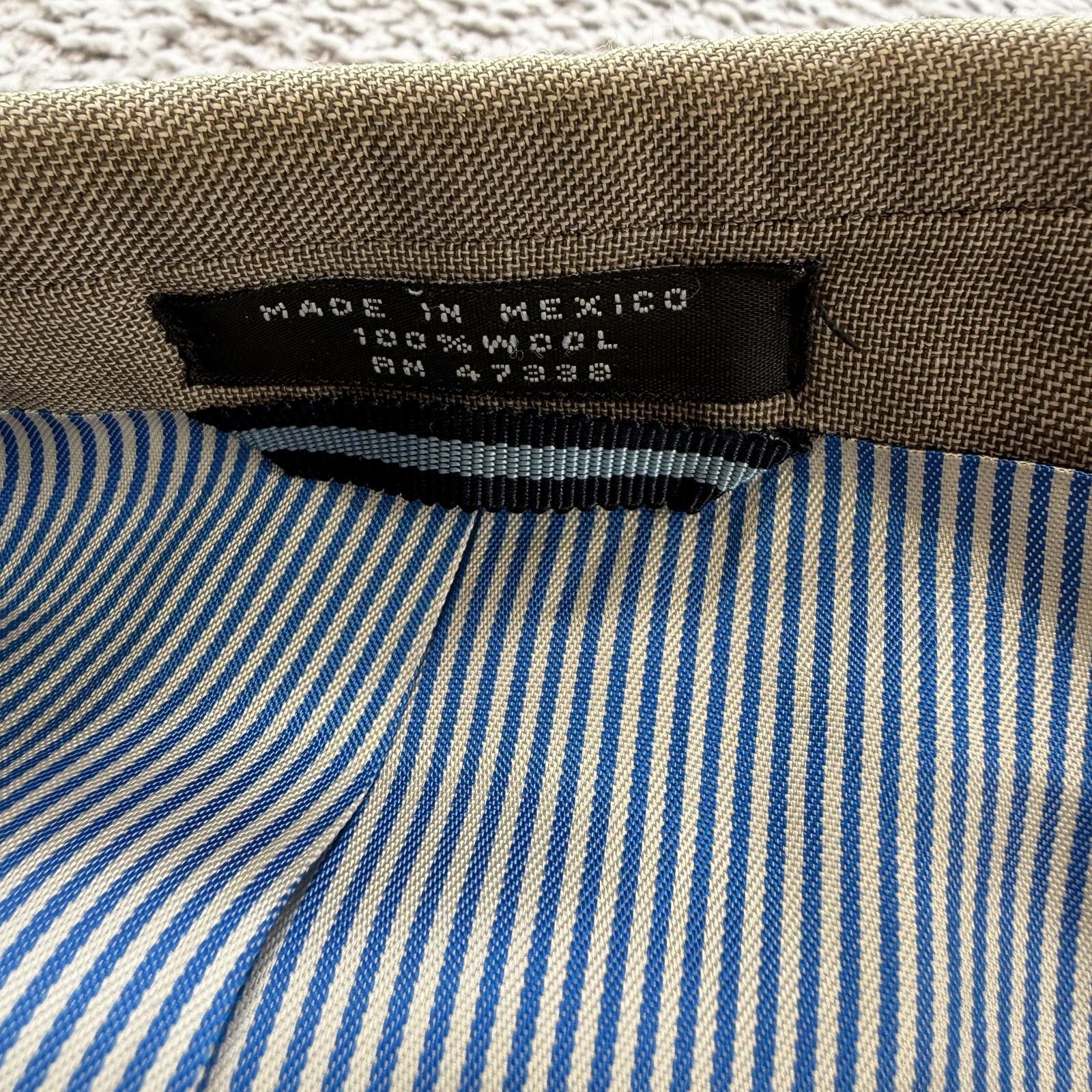 Tommy Hilfiger Tommy Hilfiger Tan Blazer Men 40R Classic Fit Sport Coat Size 40R - 5 Thumbnail