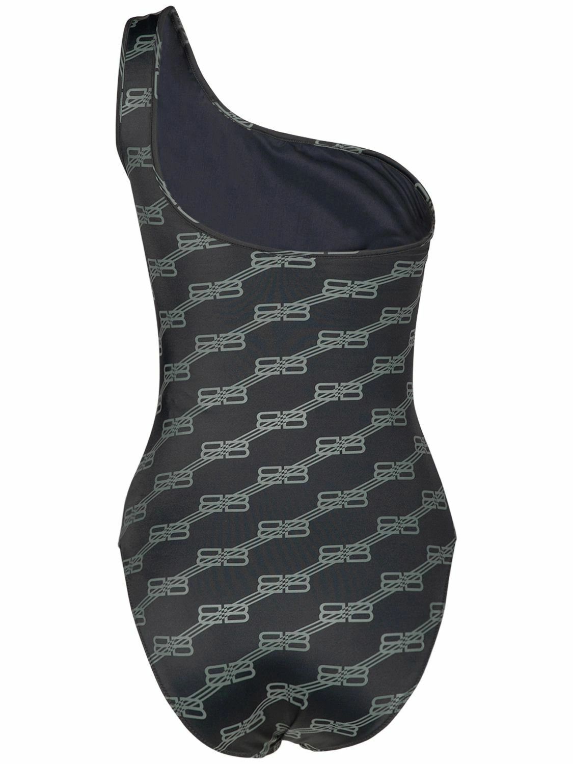 Balenciaga o1in1g0824 One Piece Swimsuit in Black Size S / US 4 / IT 40 - 5 Thumbnail