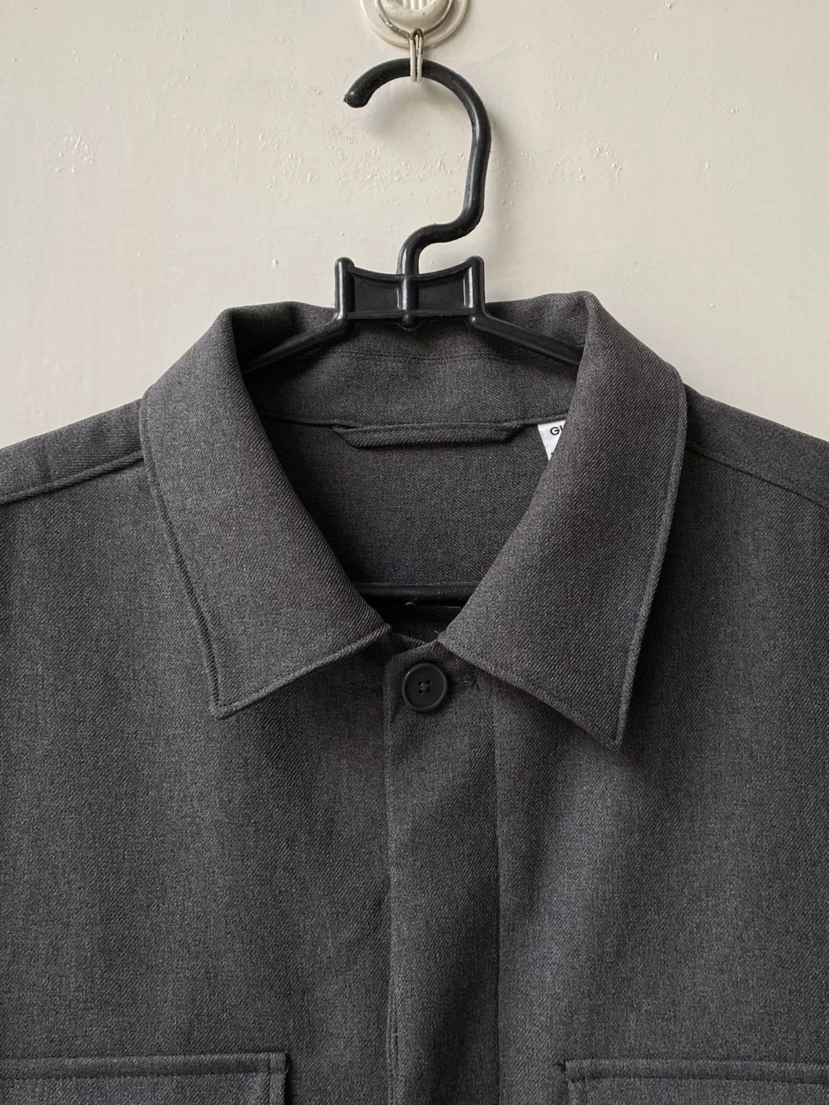 GU GU Pocket Boxy Oversize Grey Outer Shirt Size US L / EU 52-54 / 3 - 4 Thumbnail