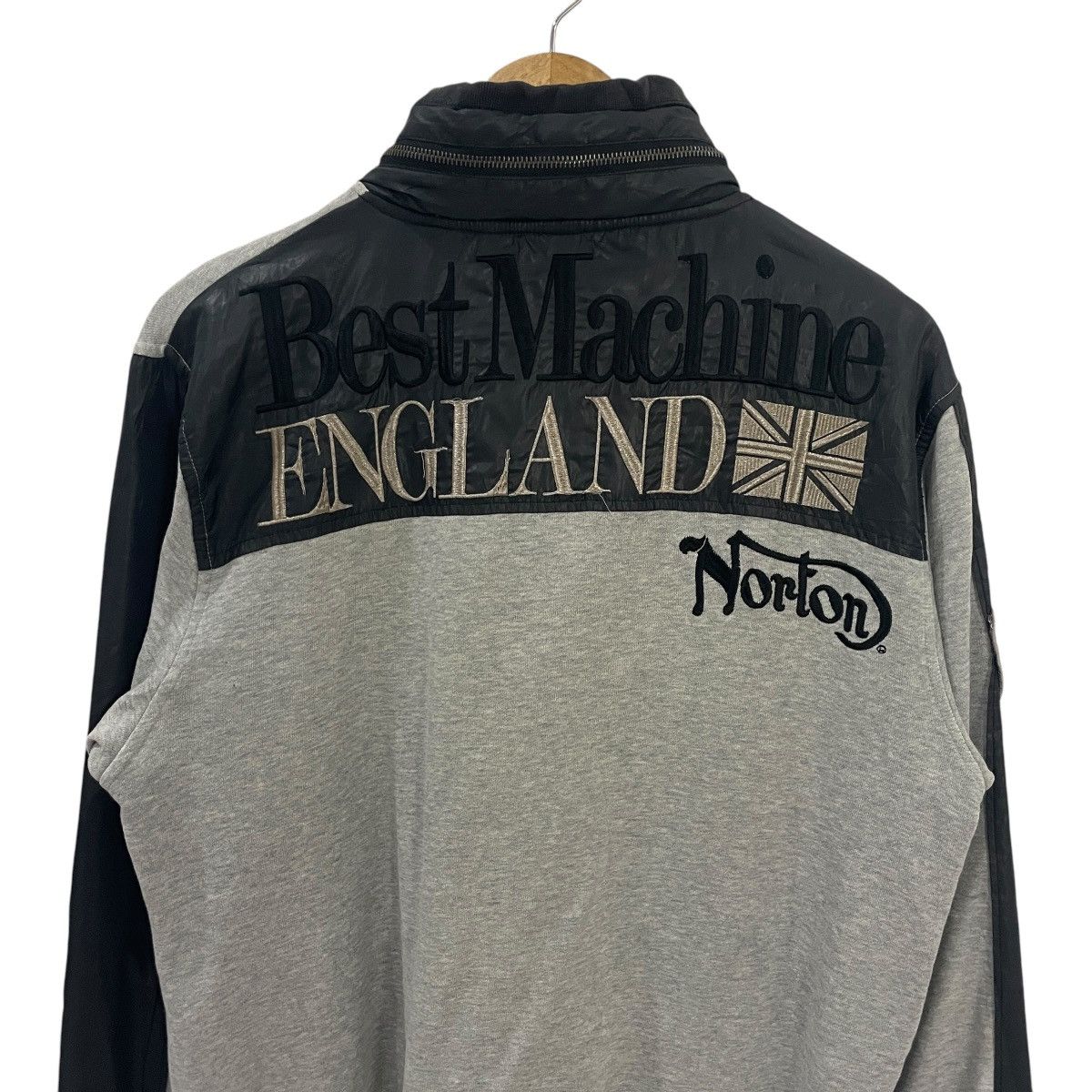 Norton Vintage Norton Embroidery Big Logo Jacket Size XL / US 12-14 / IT 48-50 - 4 Thumbnail