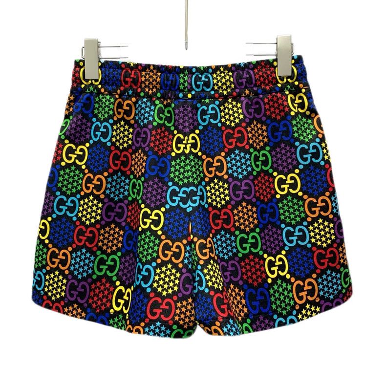Gucci Gucci Size S Multi-color rainbow jumping candy logo full-p Size US 27 - 2 Thumbnail