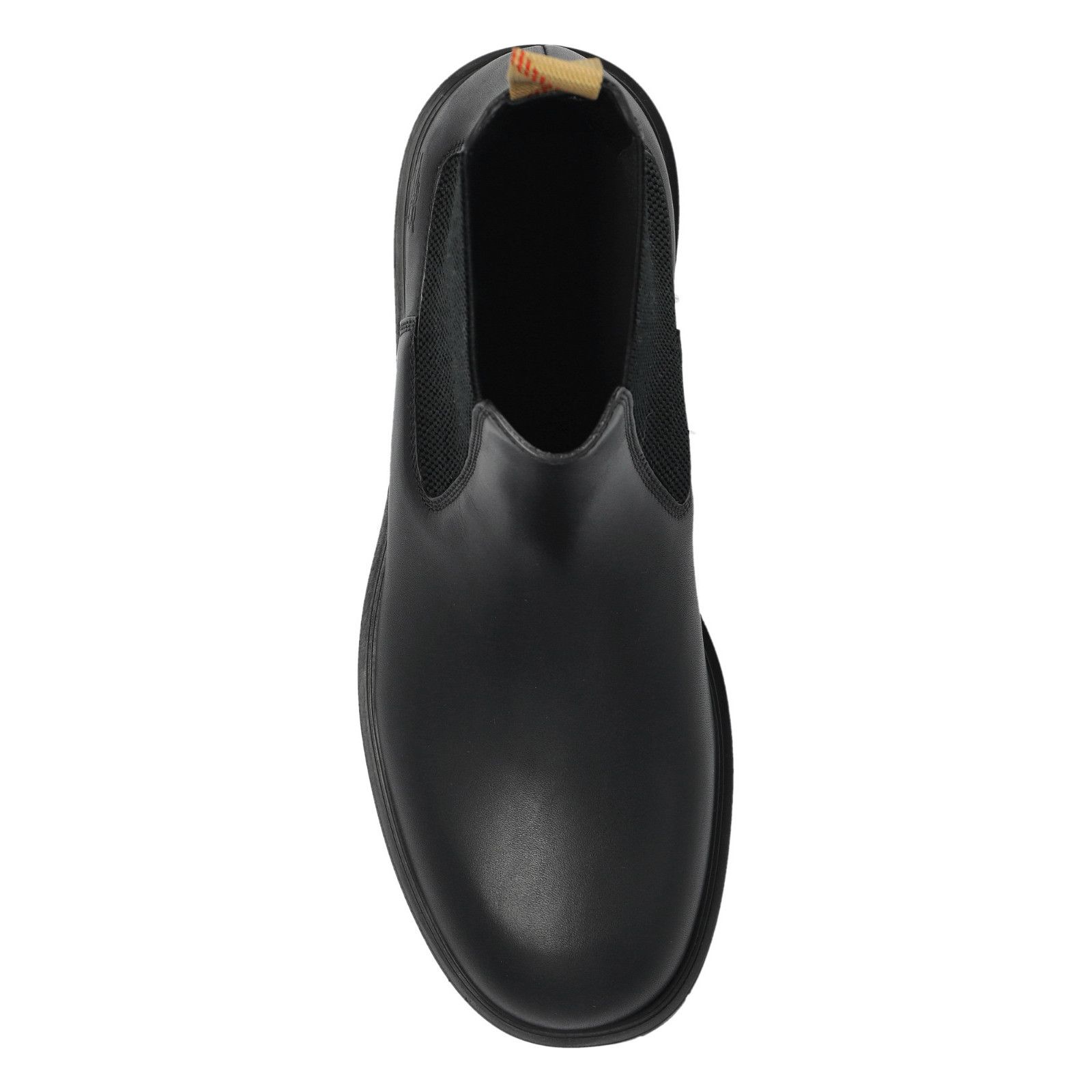 BURBERRY Black Leather Chelsea Ankle Boots New & Authentic (