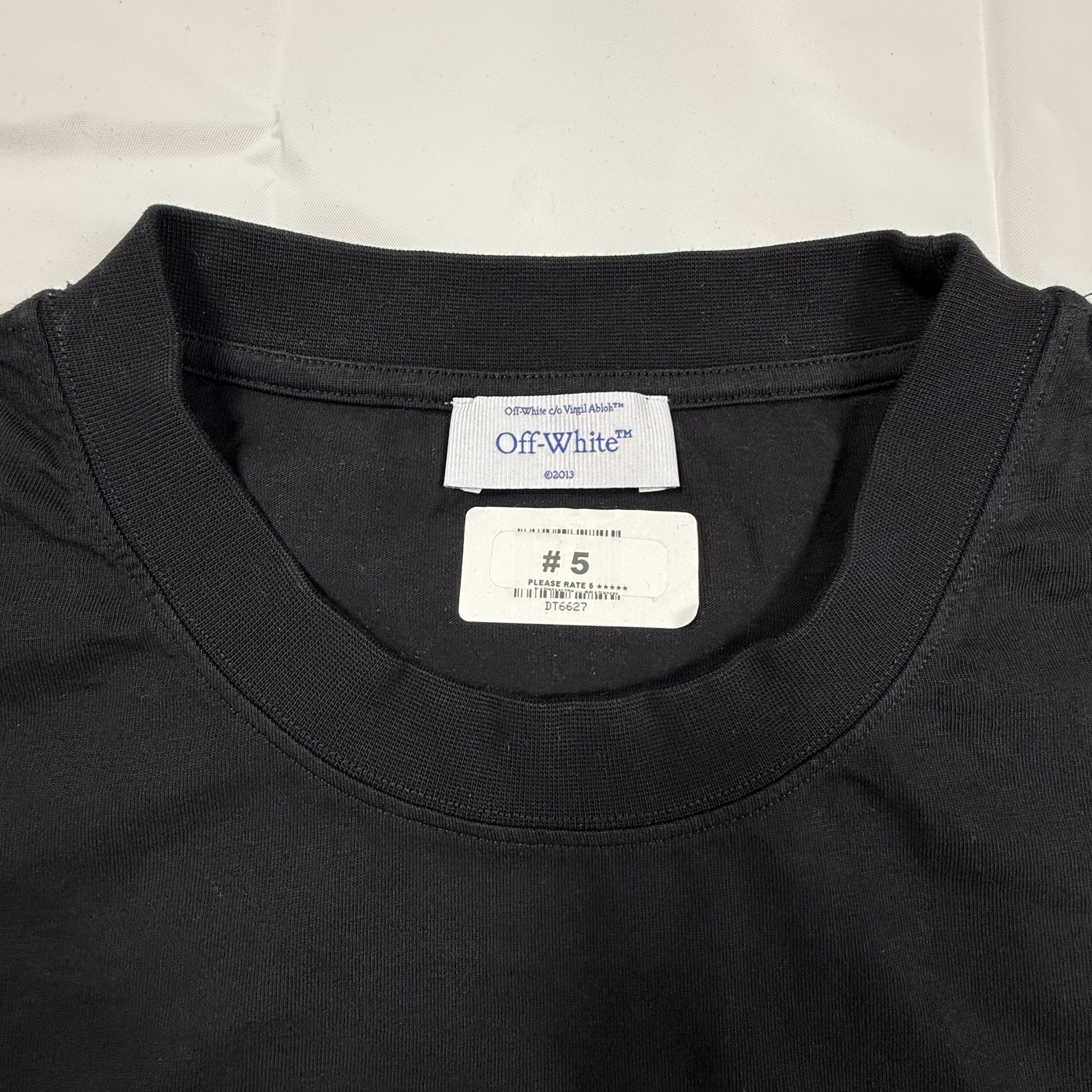 Off-White Off-White Virgil Abloh Black Measuring Tape Arrow shirt Size US XL / EU 56 / 4 - 4 Thumbnail