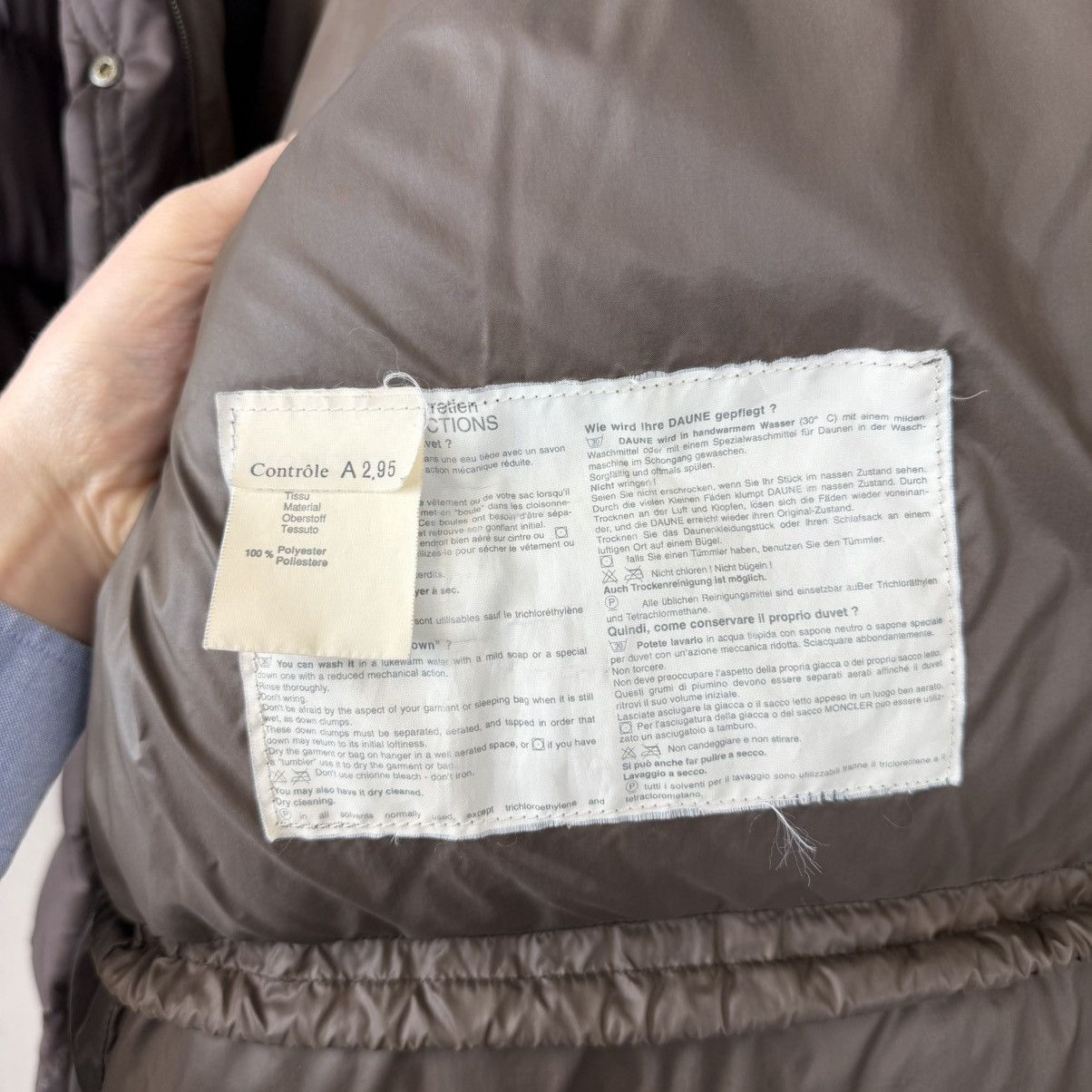 Moncler VINTAGE CHOCOLATE BROWN MONCLER GRENOBLE PUFFER JACKET Size US L / EU 52-54 / 3 - 13 Thumbnail