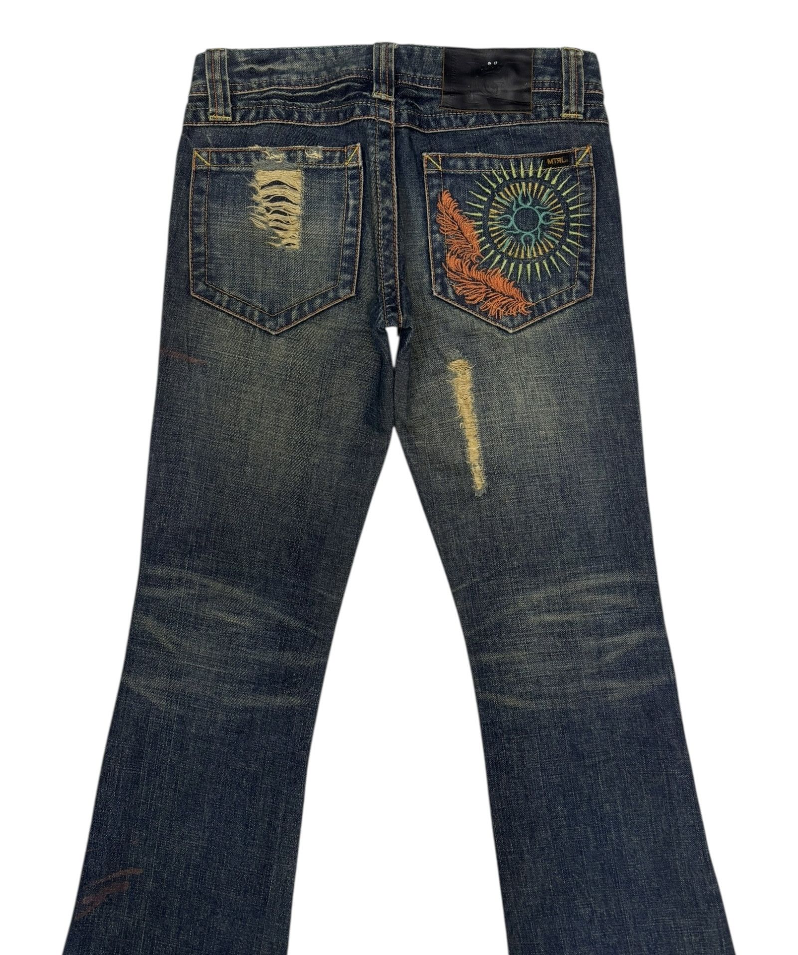Hysteric Glamour Vintage Material Girl MTRL Flared Bootcut Denim Jeans Size 28" / US 6 / IT 42 - 5 Thumbnail