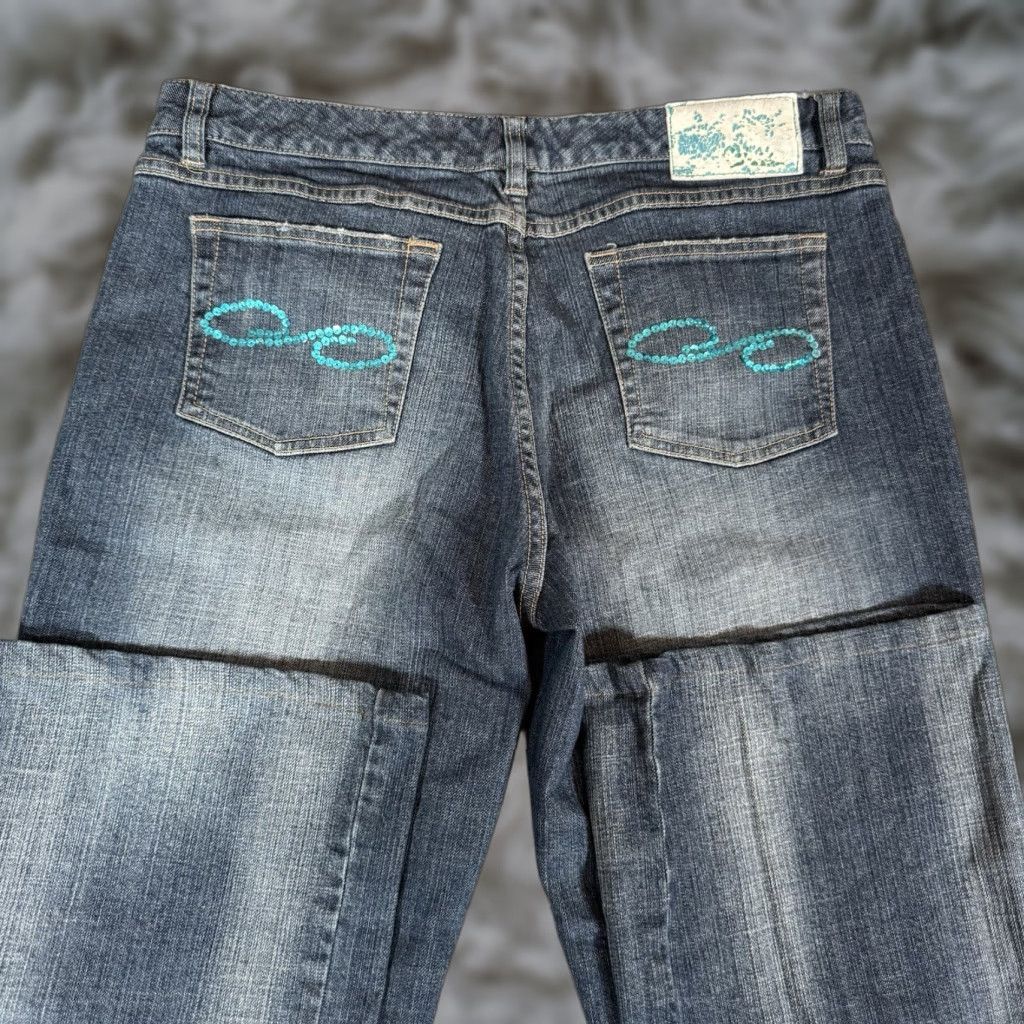 Enyce VINTAGE Enyce Jeans Womens 32x32 Baggy Straight 5-Pocket Denim Blue Hip Hop Style Size 32 Womens Size 24" / US 00 / IT 34 - 1 Thumbnail