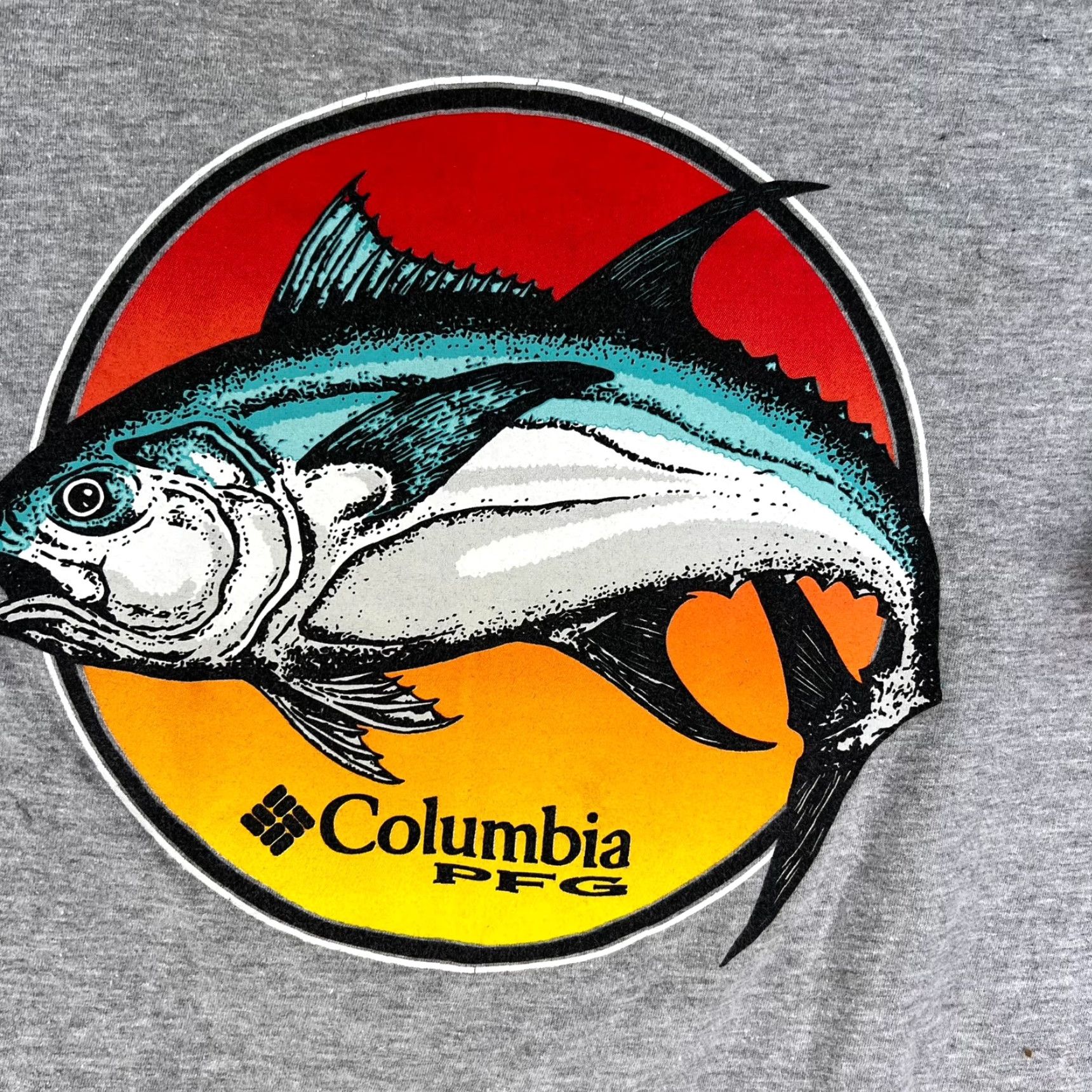 Vintage Columbia PFG Graphic T Shirt Mens Size L Gray Short Sleeve Shirt Adults Mens Gray Columbia PFG Graphic T Shirt Size US L / EU 52-54 / 3 - 2 Thumbnail