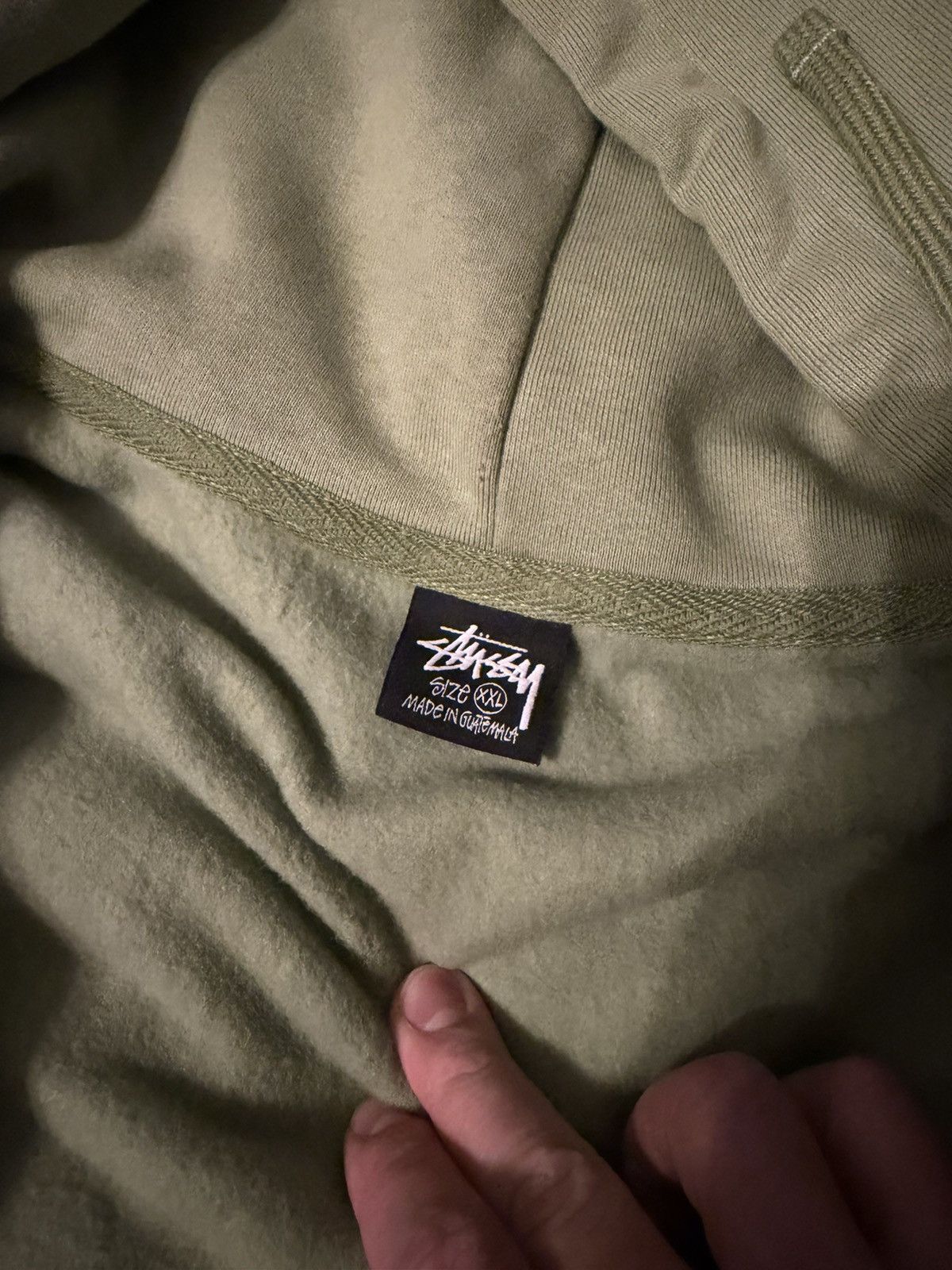 Stussy Stussy Green Zip Up XXL WORN ONCE Size US XXL / EU 58 / 5 - 3 Thumbnail