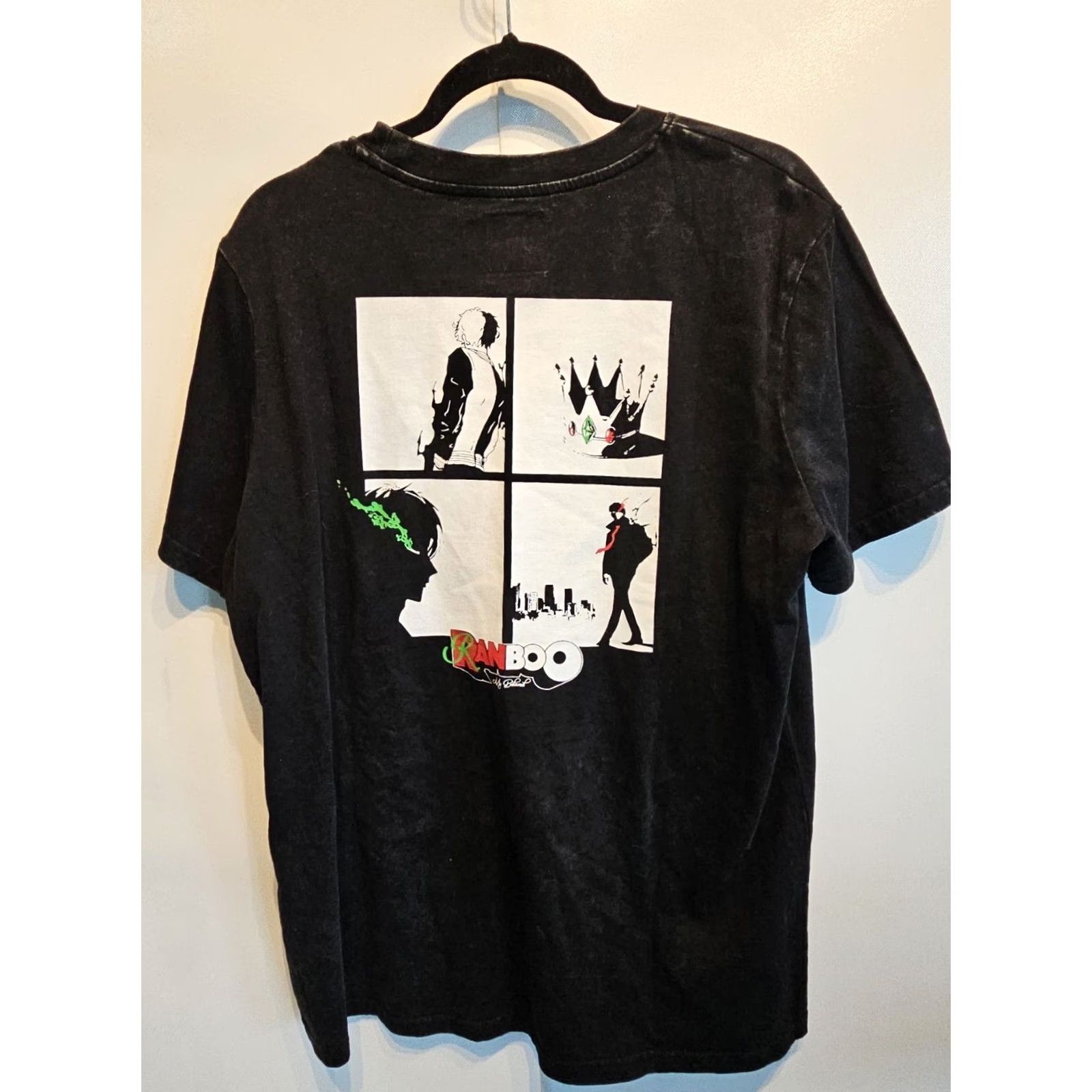 Vintage Ranboo My Beloved 2021 Merch T Shirt Washed Black Large Ranboo The Beloved Mens Size L Graphic Print Short Sleeve Crew Neck Unisex Adults Cotton 100% Size US L / EU 52-54 / 3 - 6 Thumbnail