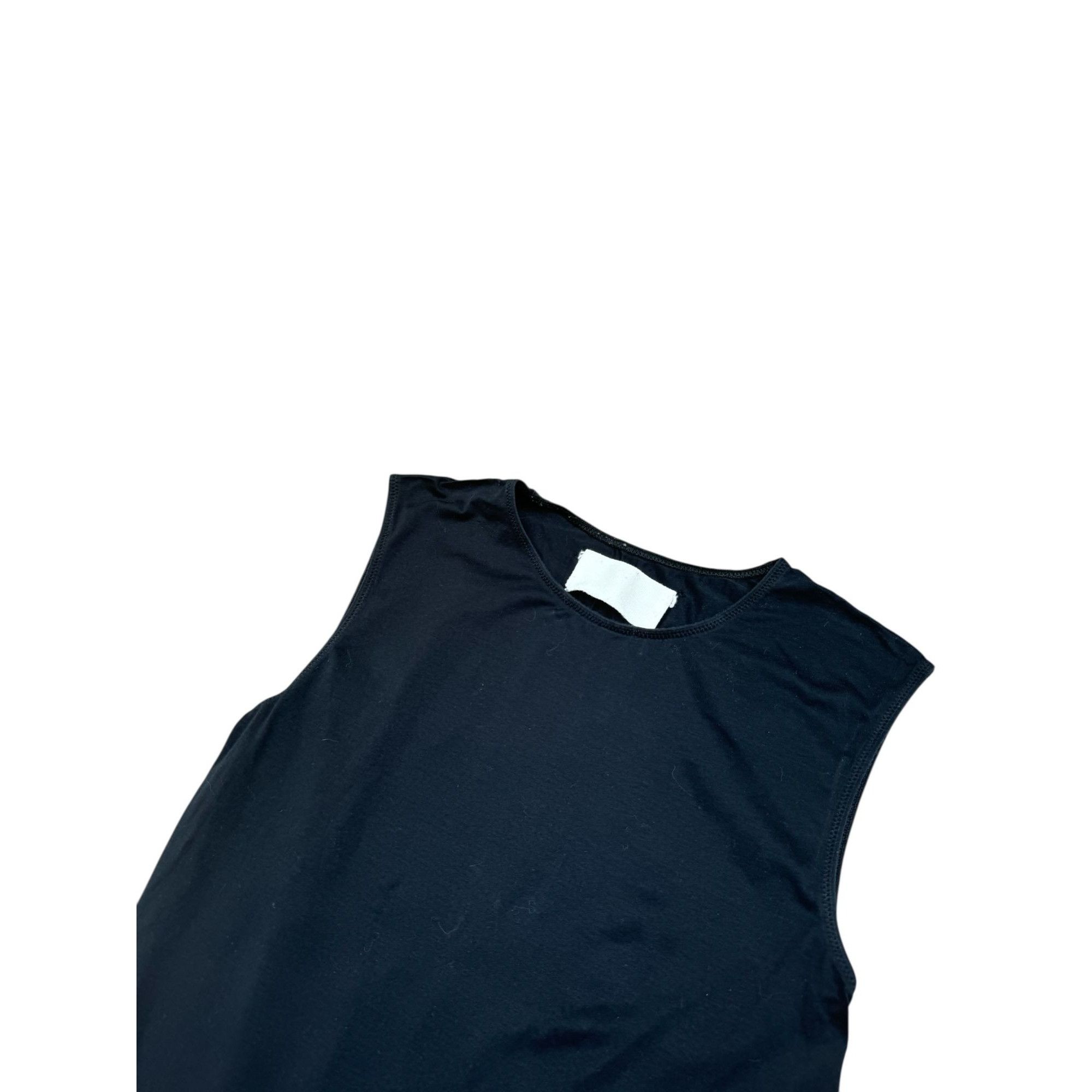 Maison Margiela 2000s Black Sleeveless Bodysuit Size M / US 6-8 / IT 42-44 - 3 Thumbnail