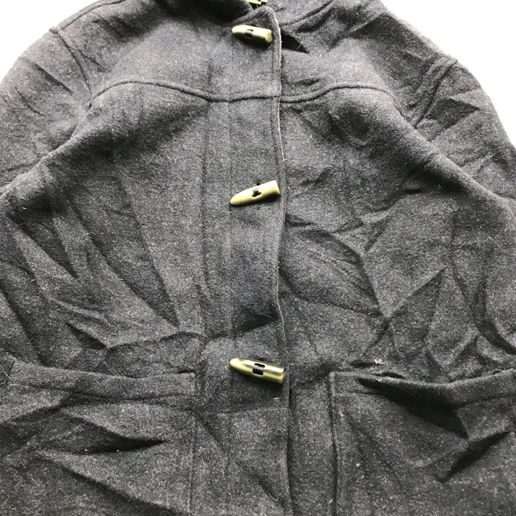 Vintage VINTAGE Woolrich Duffle Coat Jacket Hoodie Women S Long Sleeve Toggle Pockets Blue Size S / US 4 / IT 40 - 7 Thumbnail