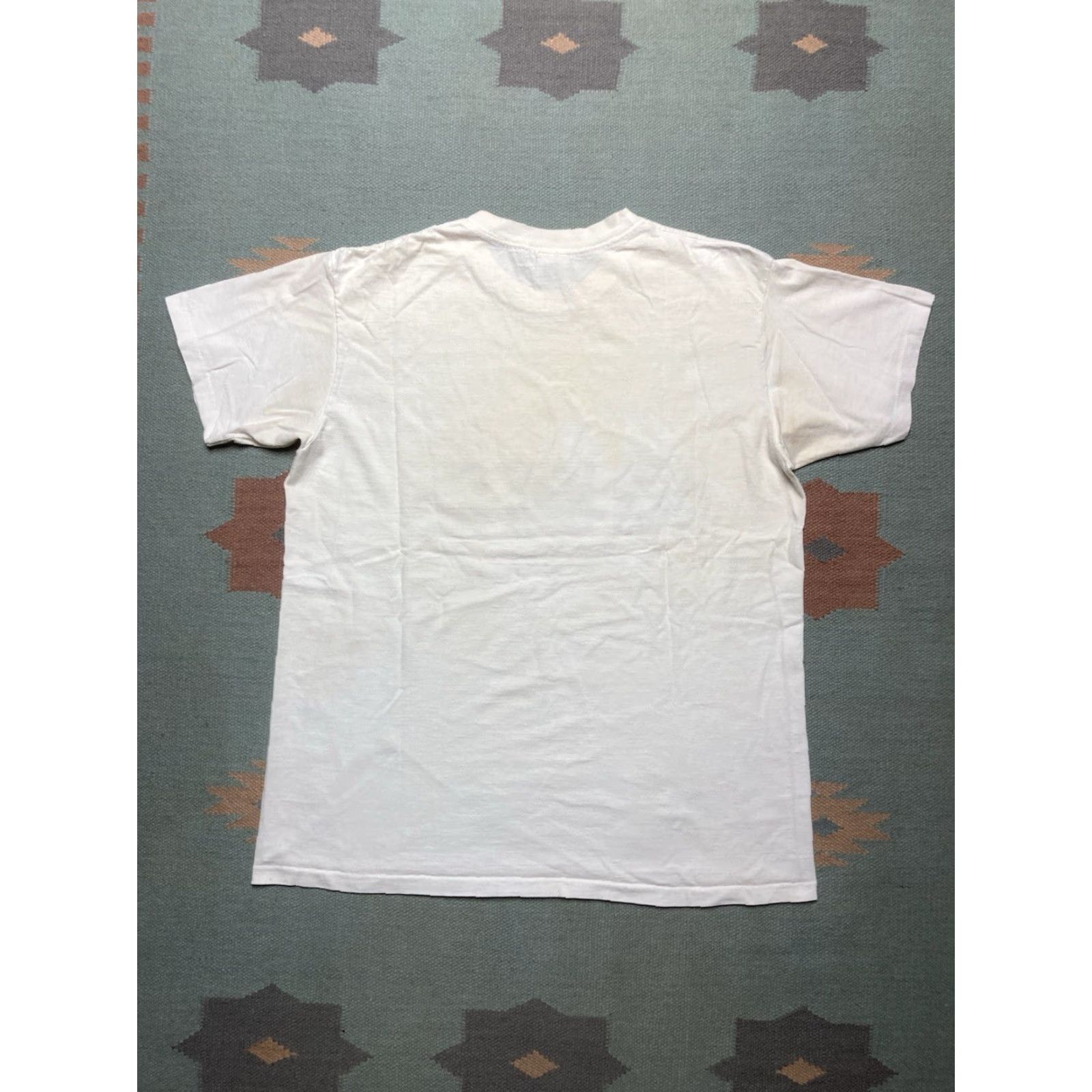 Vintage VINTAGE 90s T SHIRT Beverly Hills California Rodeo Drive single stitch Joy XL Men White California Theme Shirt Mens Short Sleeve Size US XL / EU 56 / 4 - 7 Thumbnail