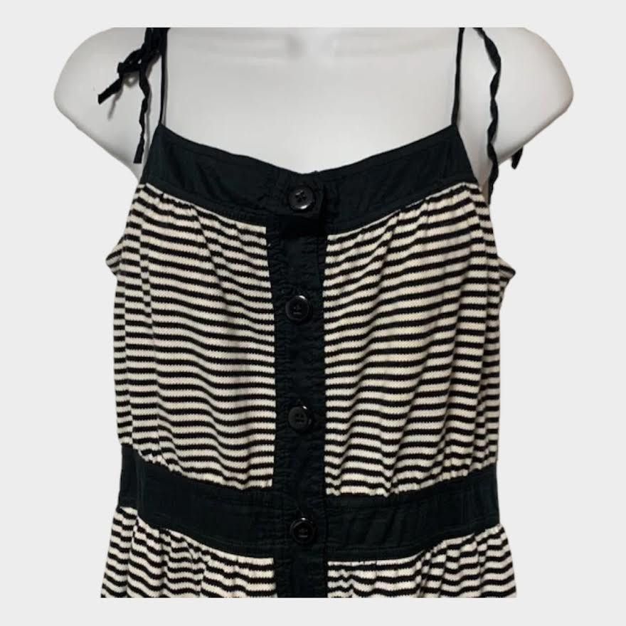 Vans Vans | Vintage Y2K Black & White Pocket Dress | Medium Size M / US 6-8 / IT 42-44 - 6 Thumbnail