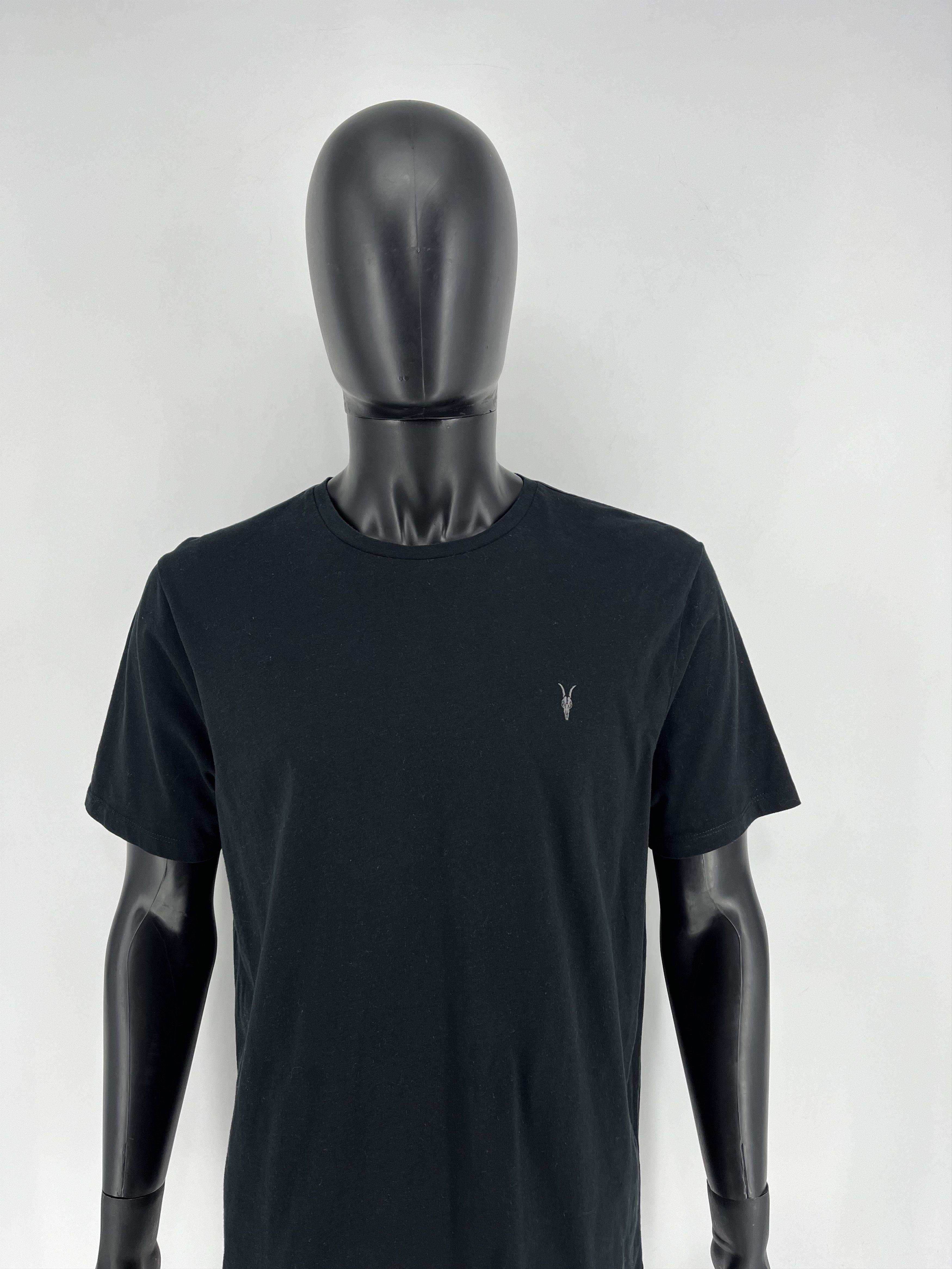 Allsaints Vintage Basic Allsaints Mini Logo Basic Tee Old Money Size US XXL / EU 58 / 5 - 1 Thumbnail