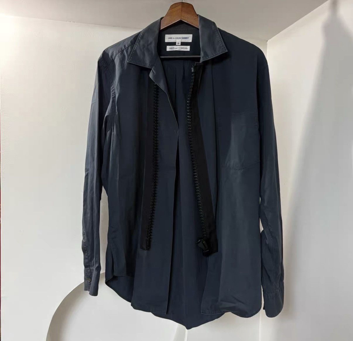 Comme des Garcons Comme des Garçons Shirt Oversized Zip Detail Shirt J29 Size US M / EU 48-50 / 2 - 8 Thumbnail