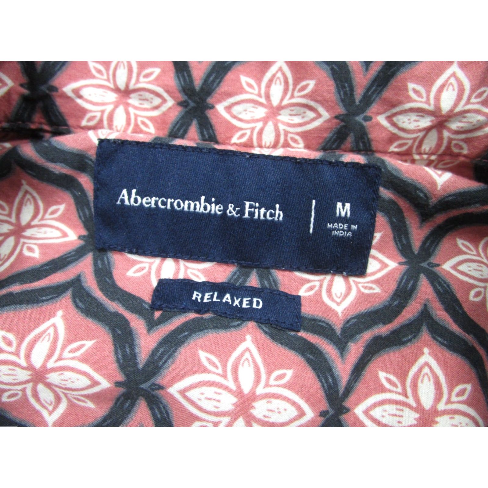 Abercrombie & Fitch Abercrombie & Fitch Shirt Mens M Red Floral Camp Collar Rockabilly Resort Hawaii Size US M / EU 48-50 / 2 - 5 Thumbnail