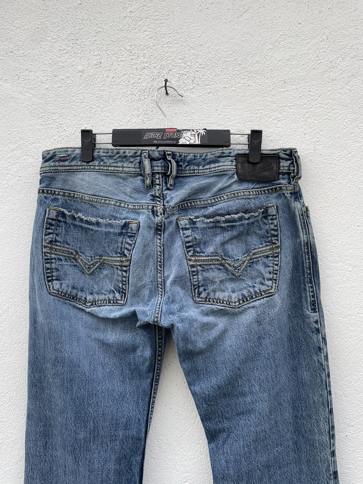 Diesel Vintage Y2K Diesel Flare Denim Jeans Size US 36 / EU 52 - 11 Thumbnail