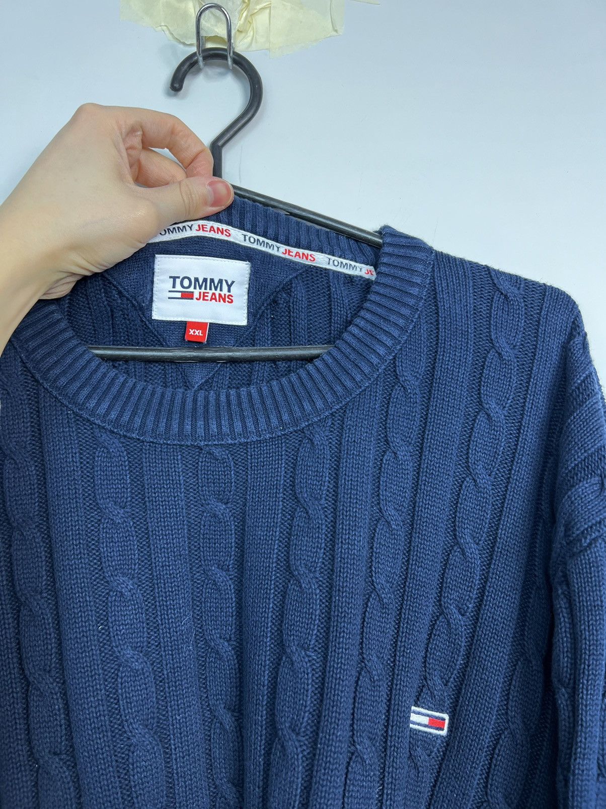 Tommy Jeans Sweater Braid Tommy Hilfiger Jeans Logo Size US XXL / EU 58 / 5 - 2 Thumbnail