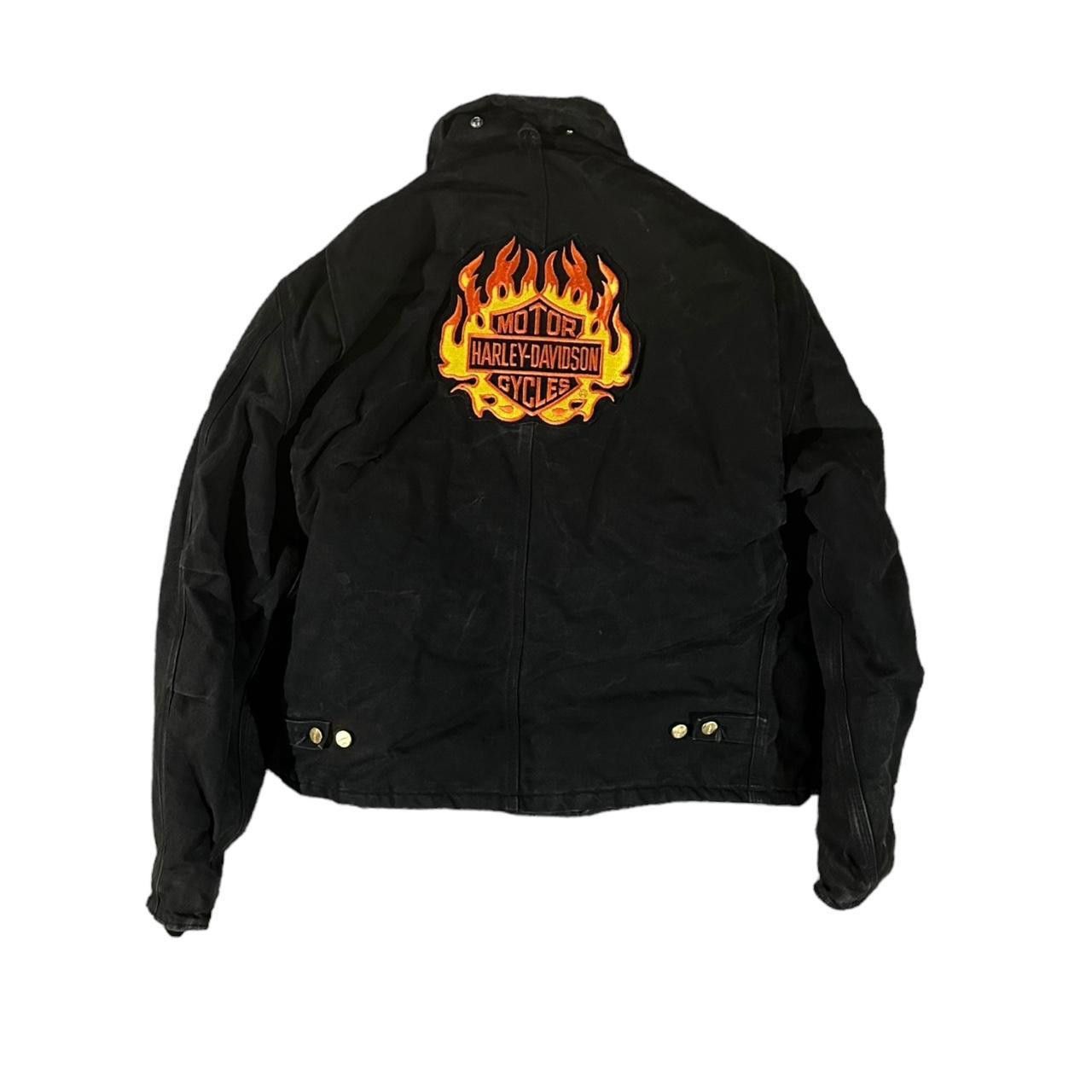 Carhartt×Harley-Davidson アクティブジャケット 1990s Distressed & Faded Carhartt Harley-Davidson 'Levi