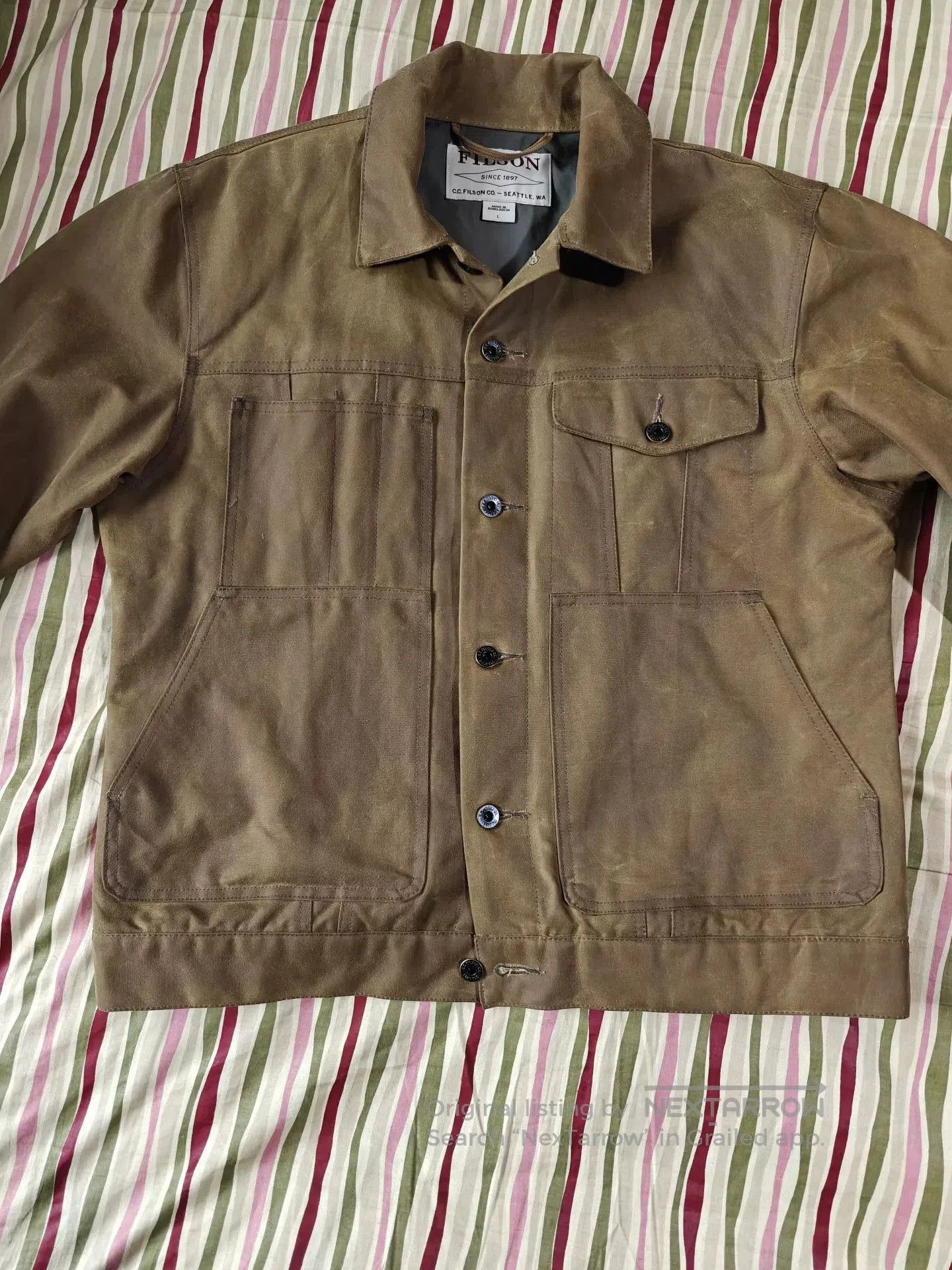 Filson Filson Cruiser Waxed Canvas Jacket. Size US L / EU 52-54 / 3 - 2 Thumbnail