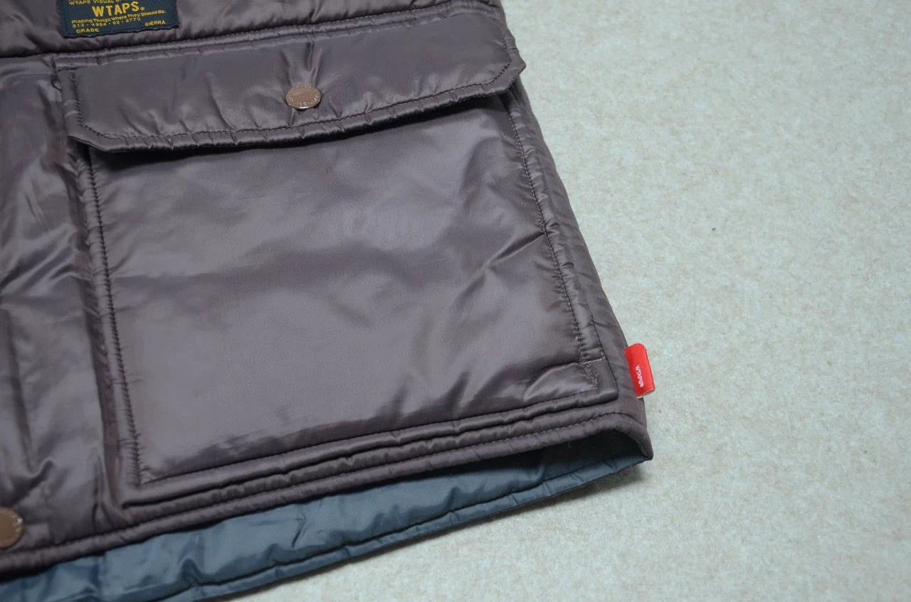Wtaps WTAPS x Packer burgundy down vest Size US S / EU 44-46 / 1 - 2 Thumbnail