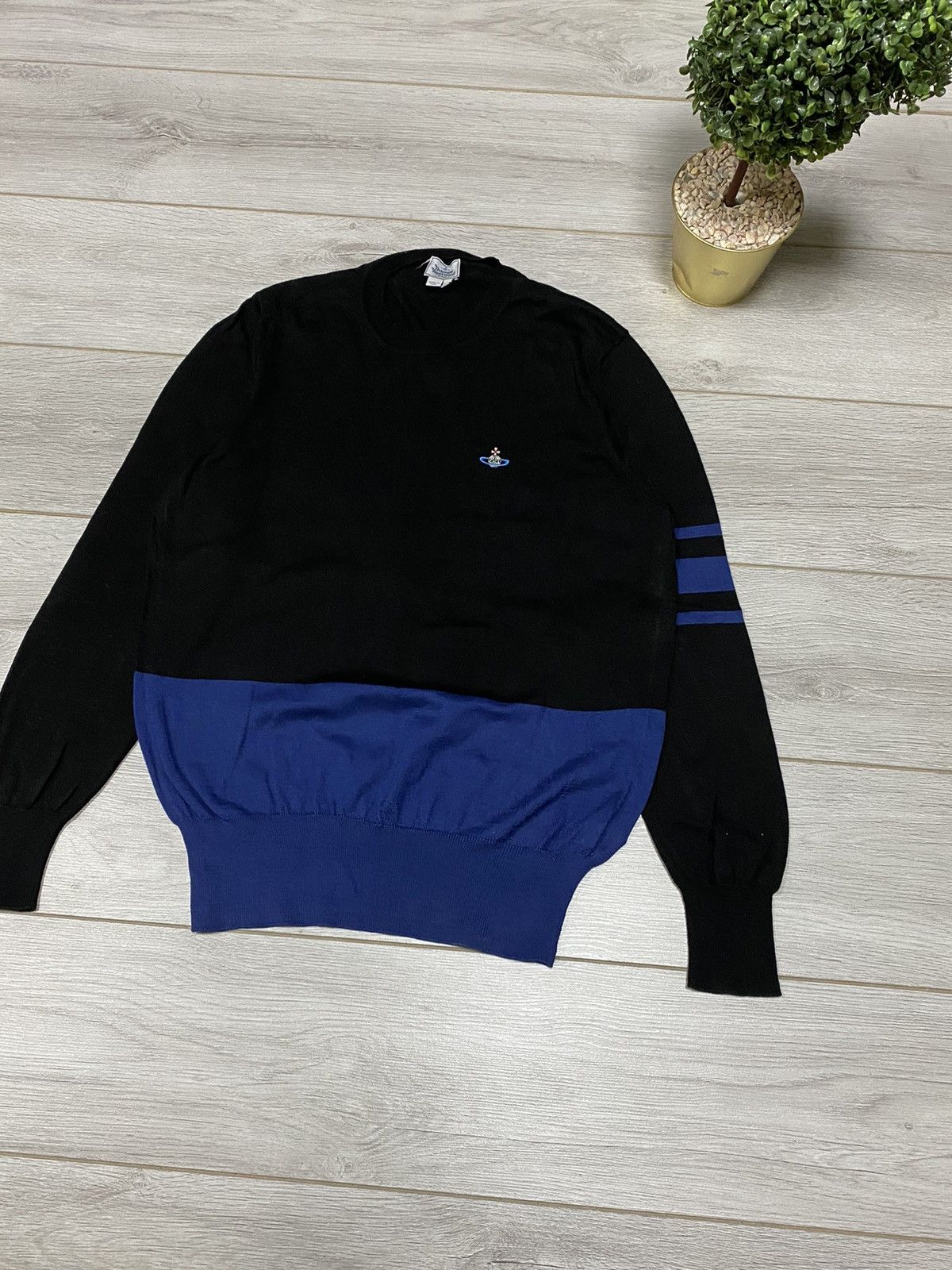 Vivienne Westwood Vivienne Westwood striped vintage orb sweater Size US XL / EU 56 / 4 - 1 Thumbnail