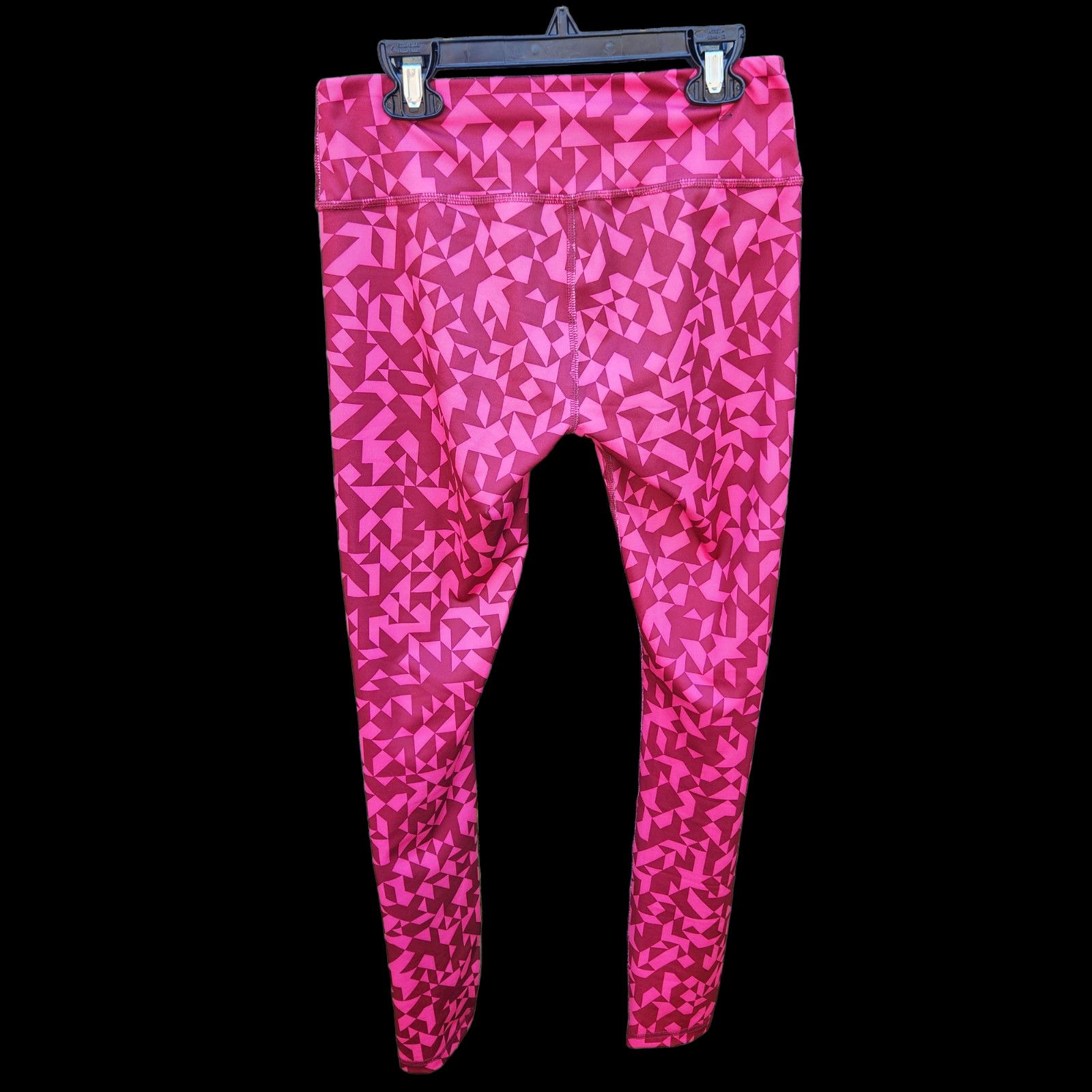 Reebok Reebok Geometic Pink Womens Leggings Size Small Ankle Length Size 27" / US 4 / IT 40 - 5 Thumbnail