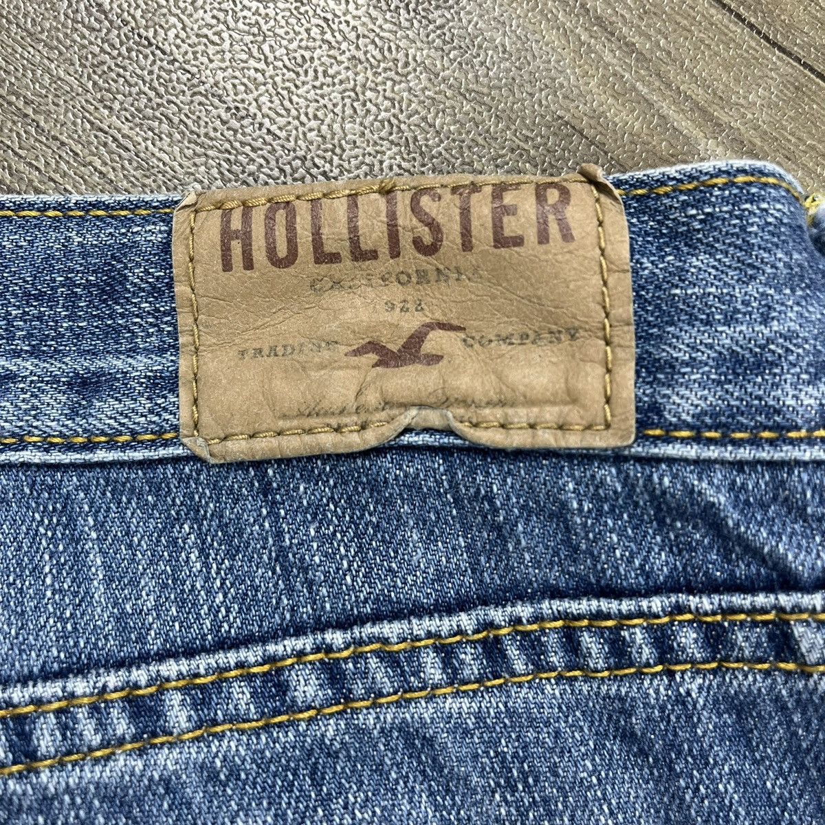 If Six Was Nine 2000s Hollister Distressed Bootcut Lgb Style Flared Jeans Size US 30 / EU 46 - 18 Thumbnail
