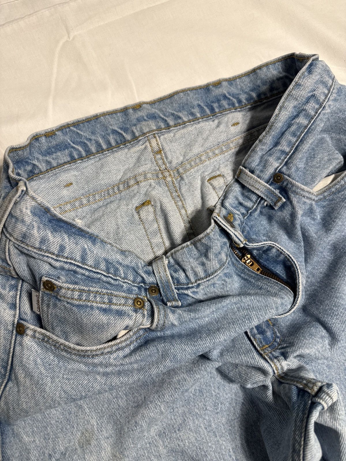 Carhartt Vintage 90s Carhartt Blue Denim Jeans Size US 34 / EU 50 - 3 Thumbnail