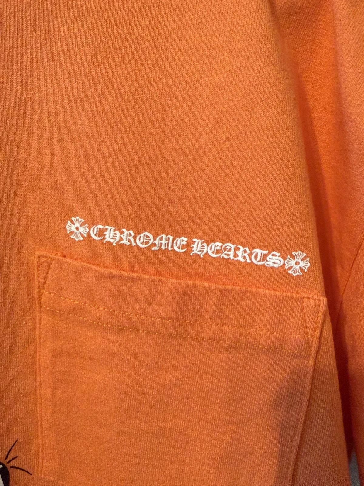 Chrome Hearts Chrome hearts x Mattyboy orange link & build t-shirt!! Size US XL / EU 56 / 4 - 4 Thumbnail
