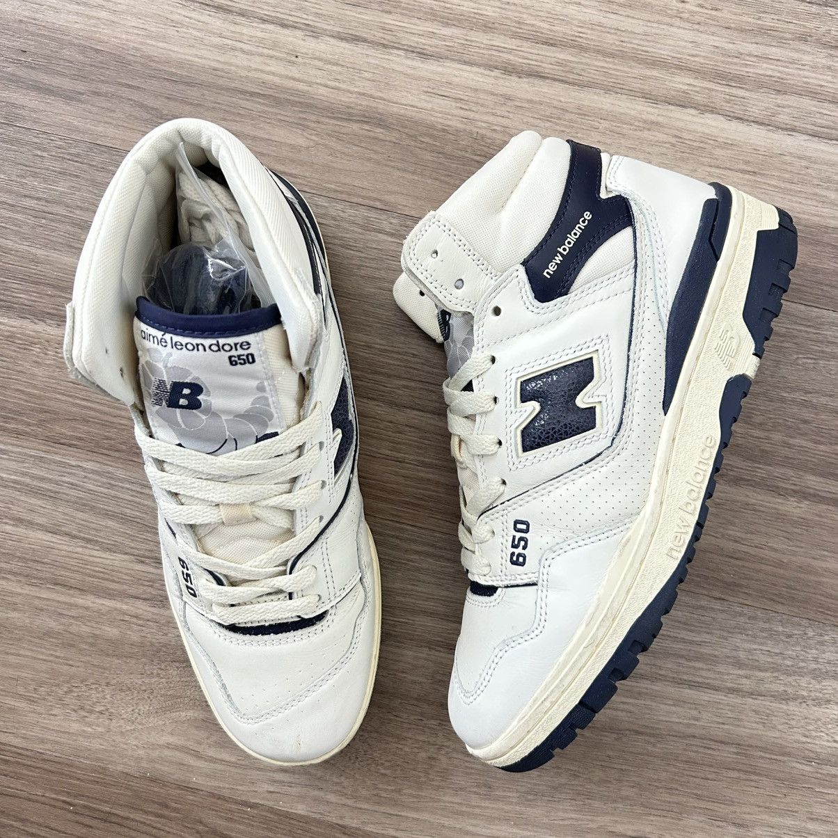 Aime Leon Dore × New Balance 2021 New Balance Aime Leon Dore ‘Navy White’ 650R sz 8M Size US 8 / EU 41 - 1 Thumbnail