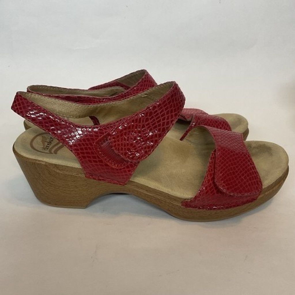 Dansko Dansko BalanceSnake Leather Platform Sandals Women 41/US9.5M Size US 11 / IT 41 - 9 Thumbnail