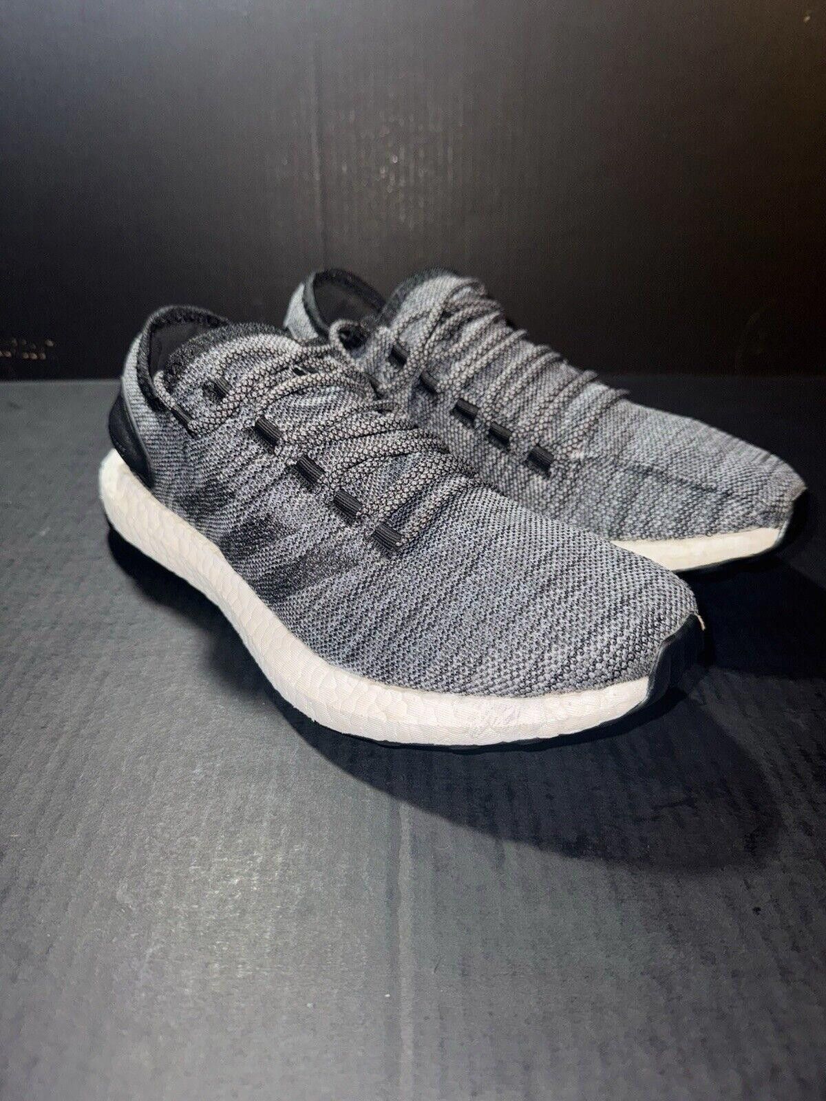 Adidas Adidas Men's PureBoost Grey Running Shoes S80787 - Sz 10 Size US 10 / EU 43 - 2 Thumbnail