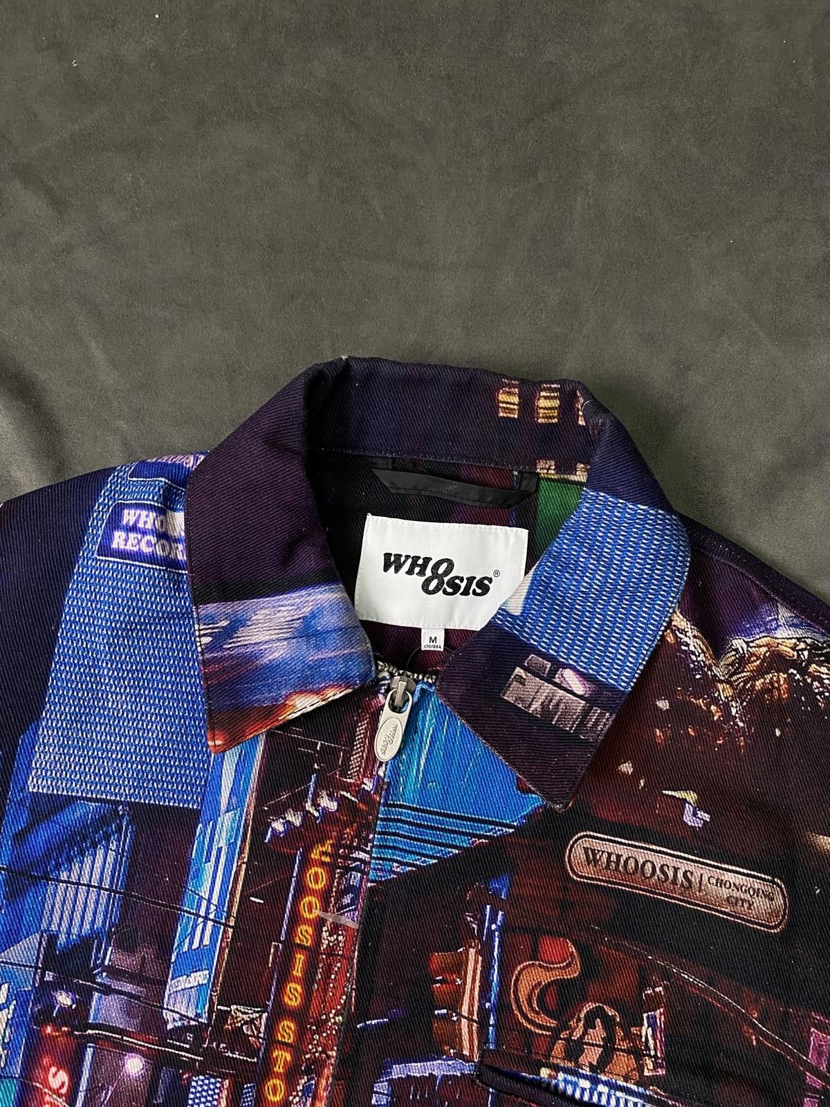 Japanese Brand Rare Whoosis Neon Cityscape Graphic Print Jacket Medium Size US M / EU 48-50 / 2 - 3 Thumbnail