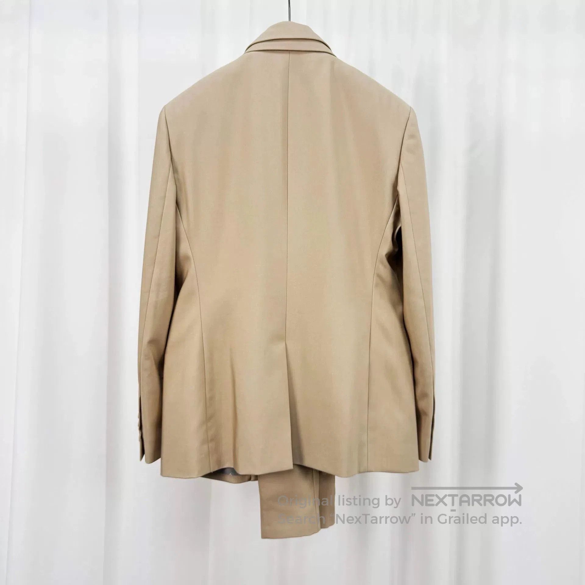 Dior Dior Beige Wool Suit Jacket with Notch Lapels. Size US XL / EU 56 / 4 - 2 Thumbnail